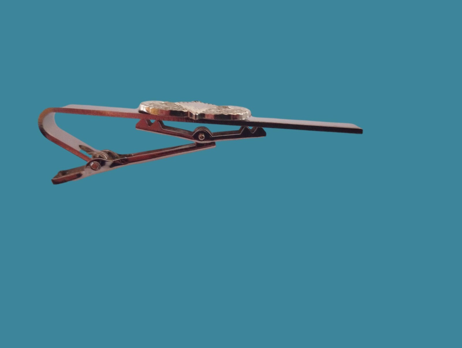 U.S MILITARY ARMY MASTER JUMP WINGS TIE BAR TIE TAC CLIP ON STYLE U.S.A MADE