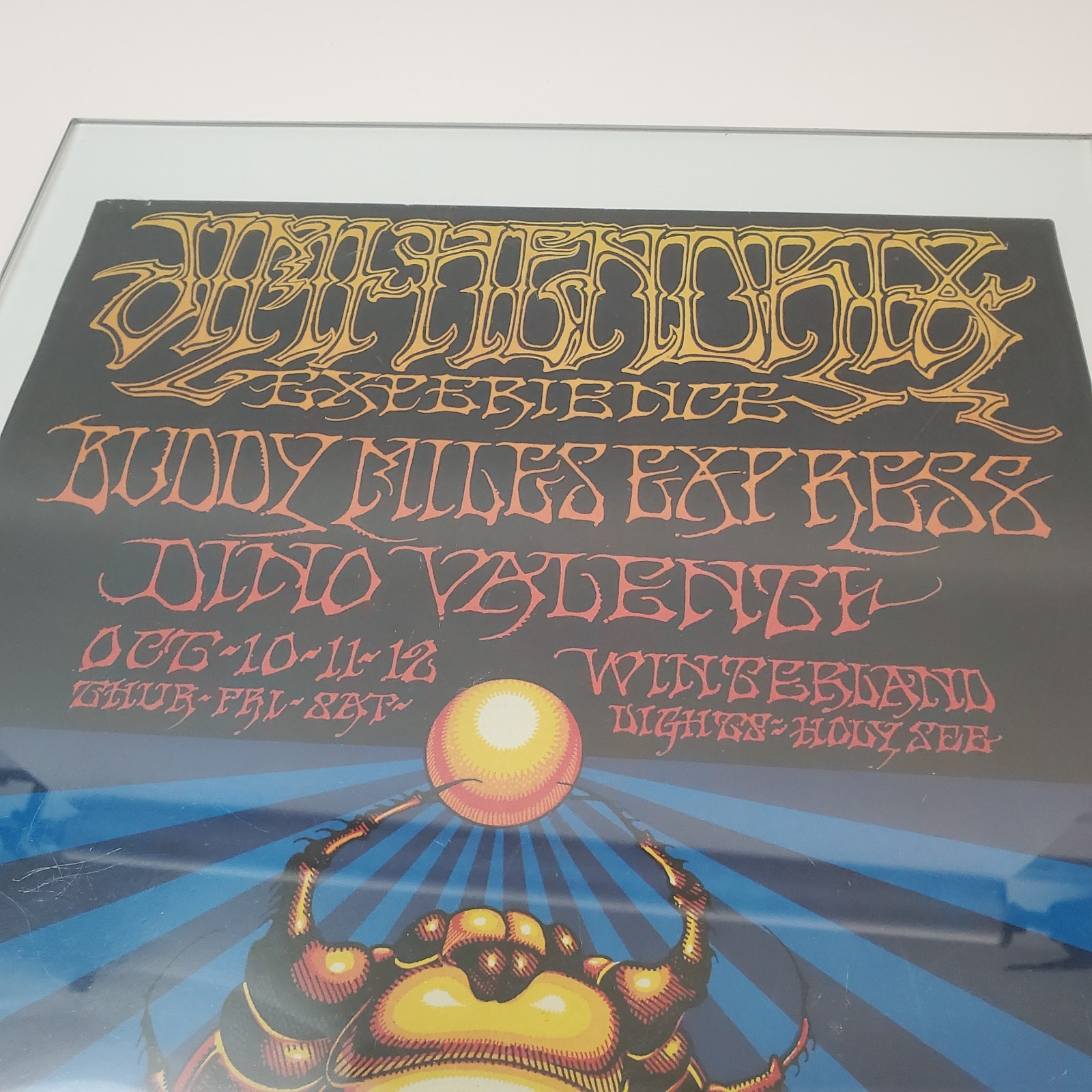 Jimi Hendrix Winterland 1968 Psychedelic Poster Rick Griffin Moscoso BG-140