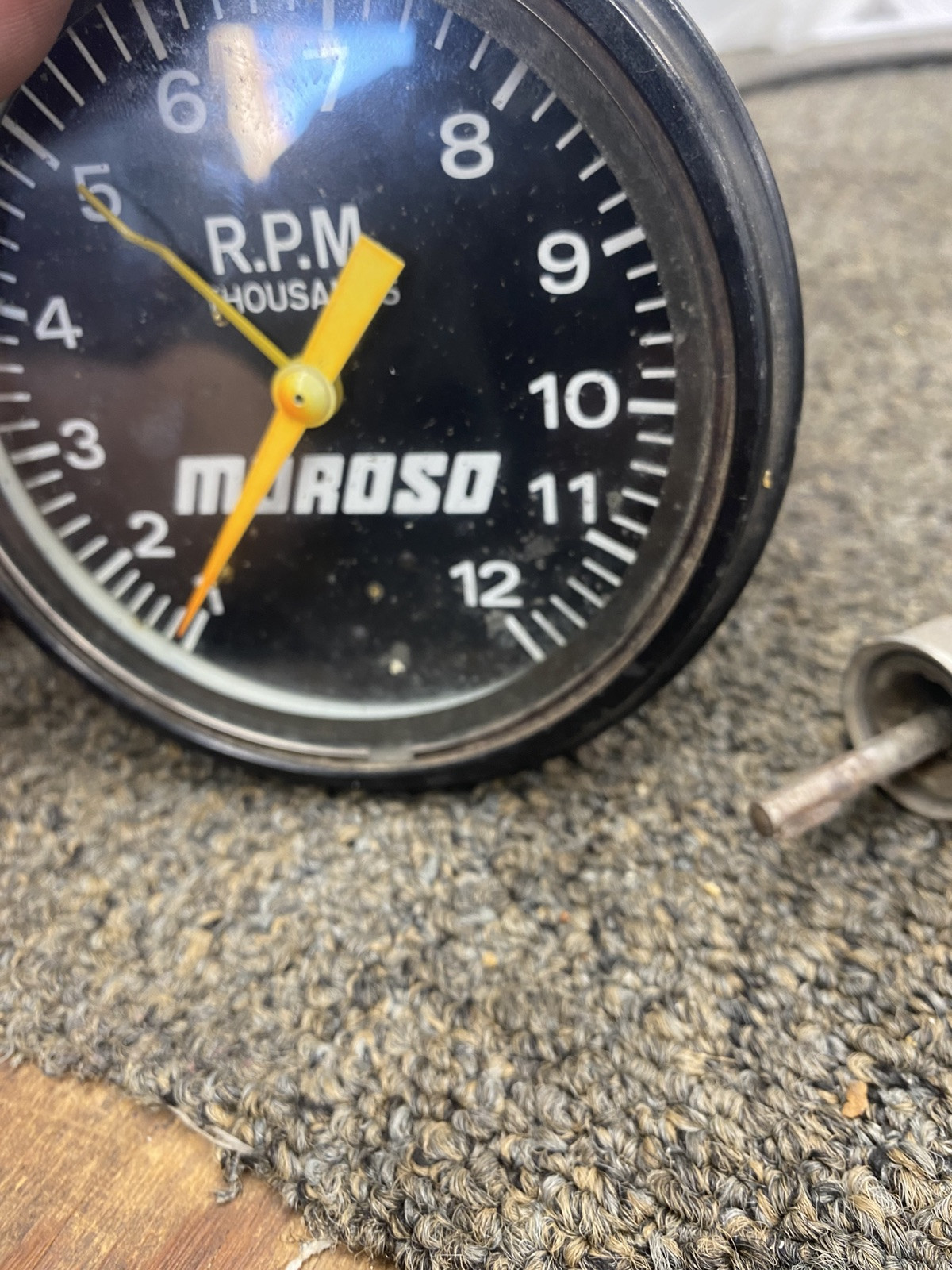 MOROSO 12K RPM GUAGE HOT ROD GASSER DRAG RACE