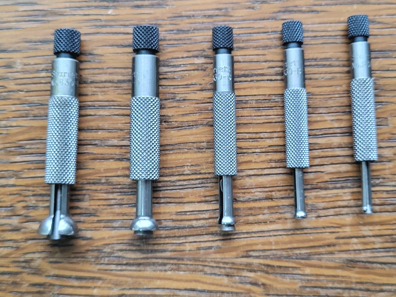 Starrett No. S 830 F Small Hole Gages w/Pouch Machinist Tools USA