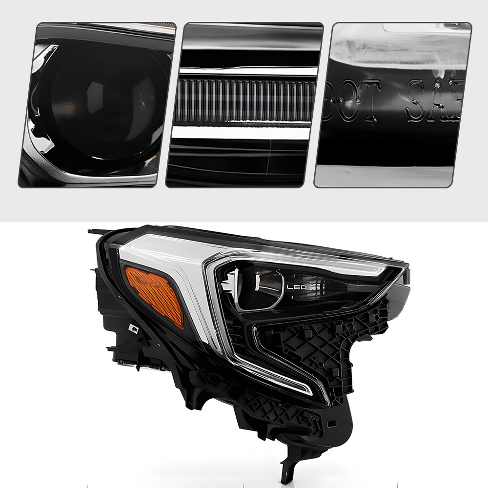 For 2018-2021 GMC Terrain Factory HID/Xenon w/LED DRL w/o Bulb Headlight Right