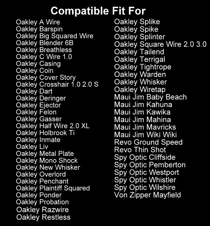 4 Pair Nose Pads Push-in For Oakley Ejector Felon Blender Glasses Replacement