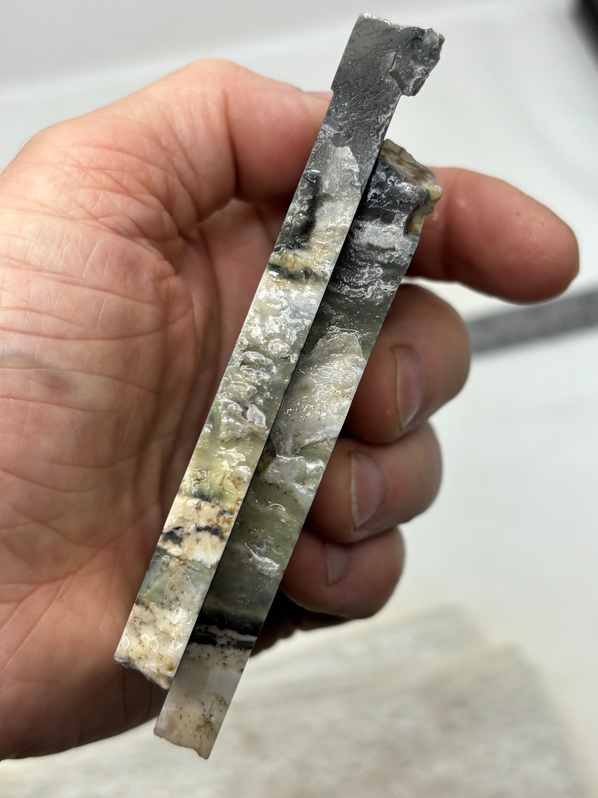 Picasso Marble (Jasper) Slabs Cabbing Lapidary Utah Combo Ship Avail