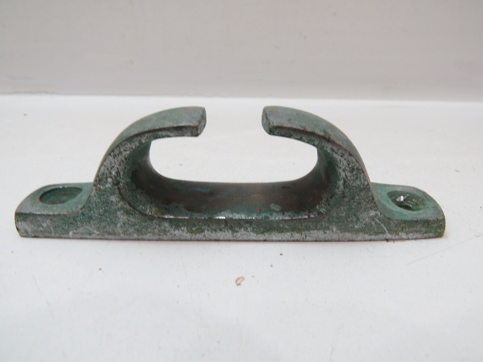 5 INCH CHROME OVER BRONZE CHOCK  BOAT FAIRLEAD (D2C586C)