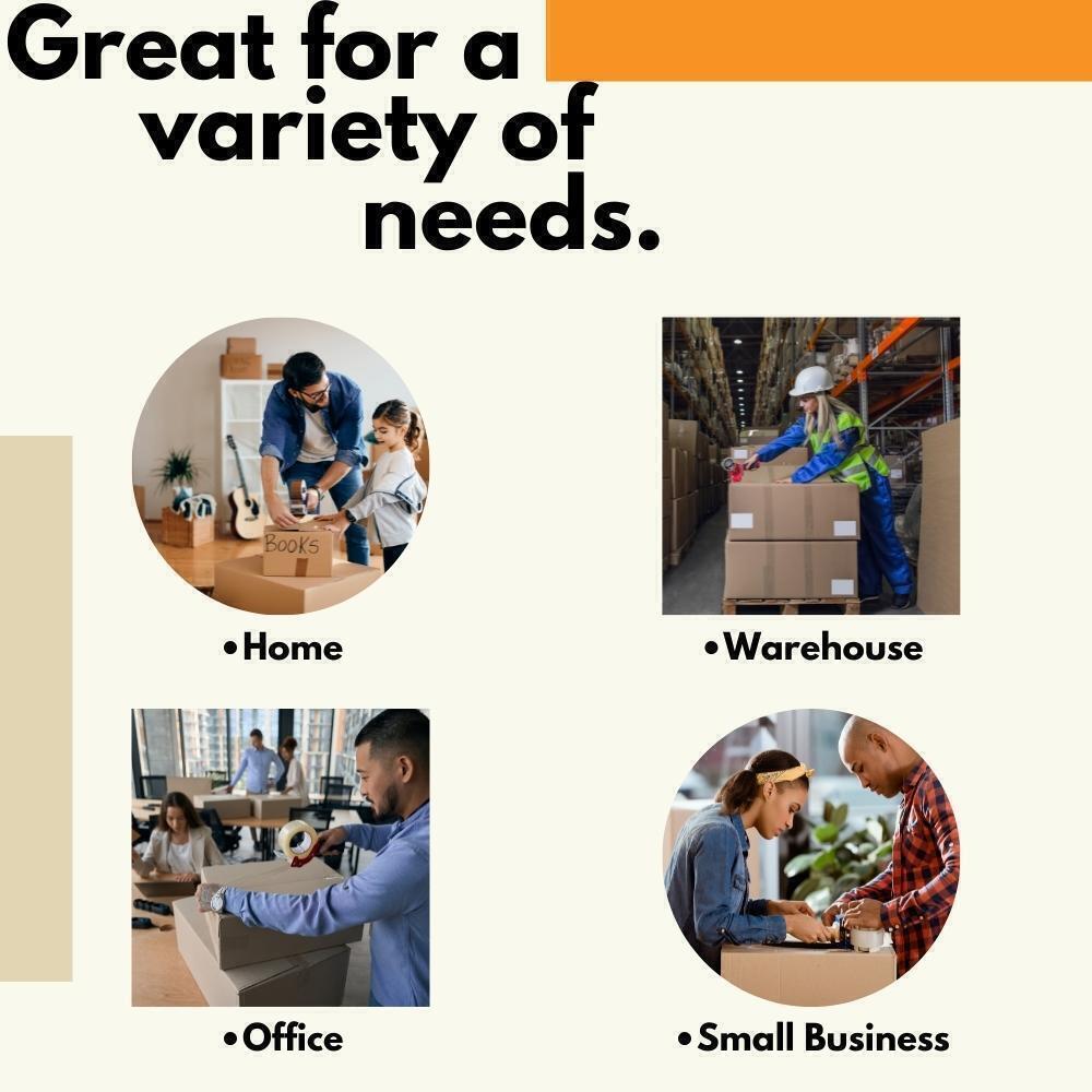 Carton Sealing Clear Packing/Shipping/Box Tape 3" 110 yd Choose your Rolls & Mil