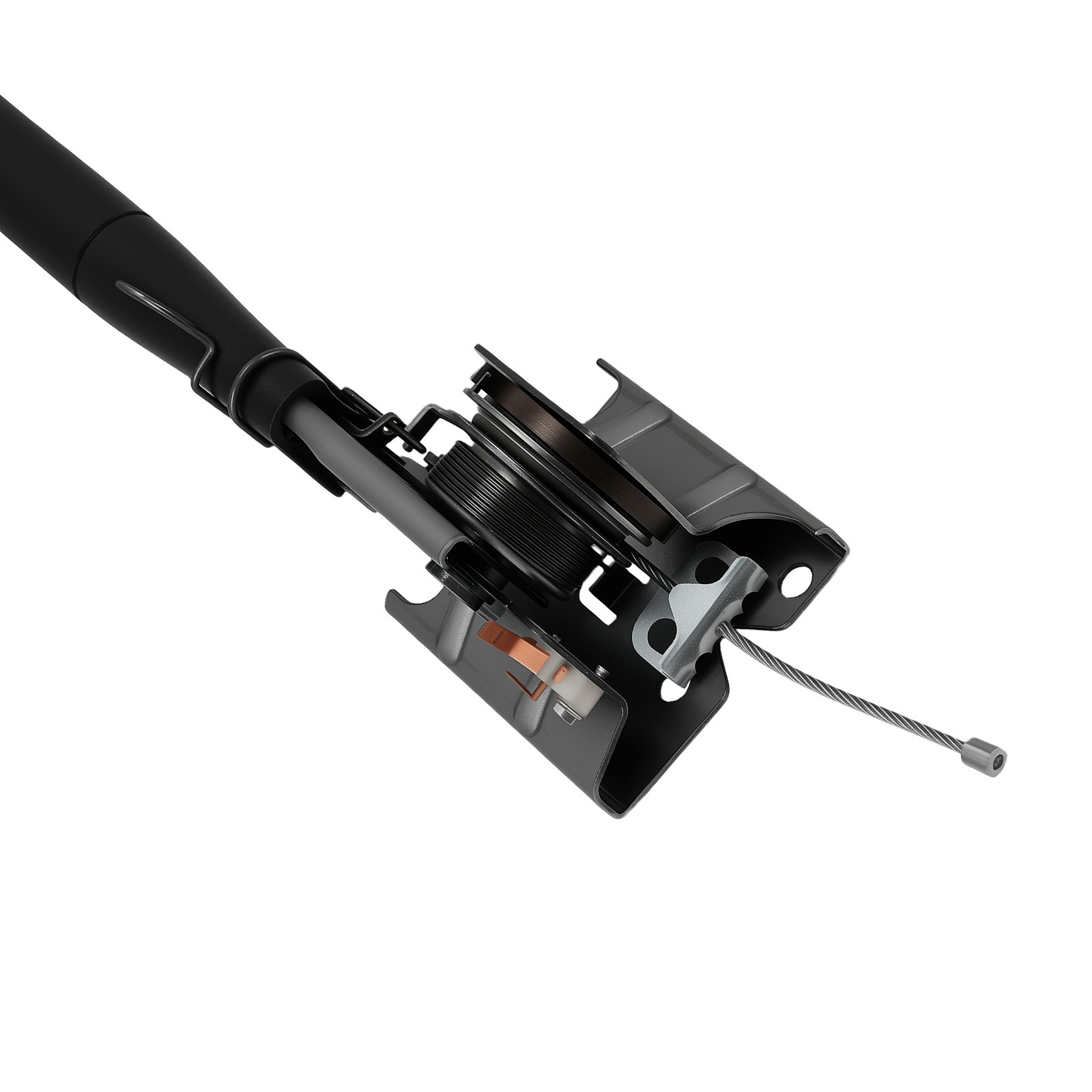 Hand Brake Assembly for 2007-2010 Jeep Wrangler JK Front 52059887AE Black