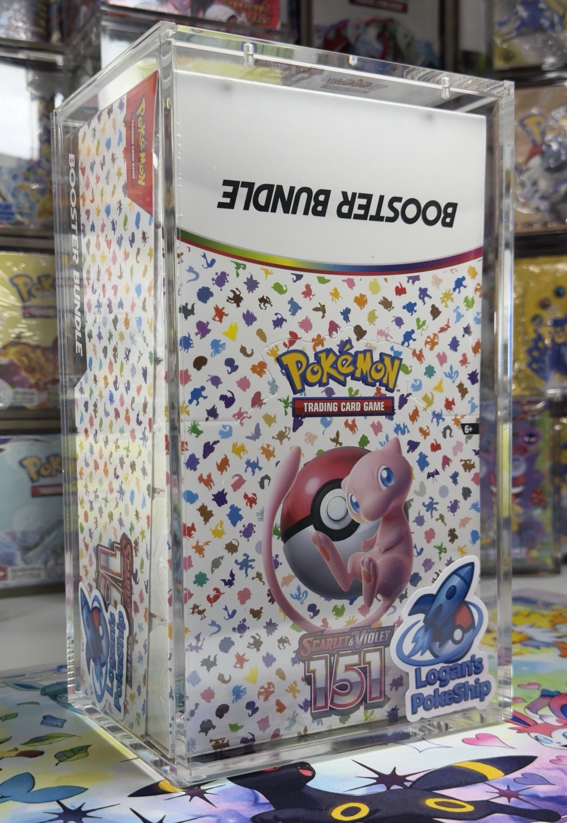 Pokemon Magnetic Booster Bundle Acrylic Case! Pokémon Card Protective Display!