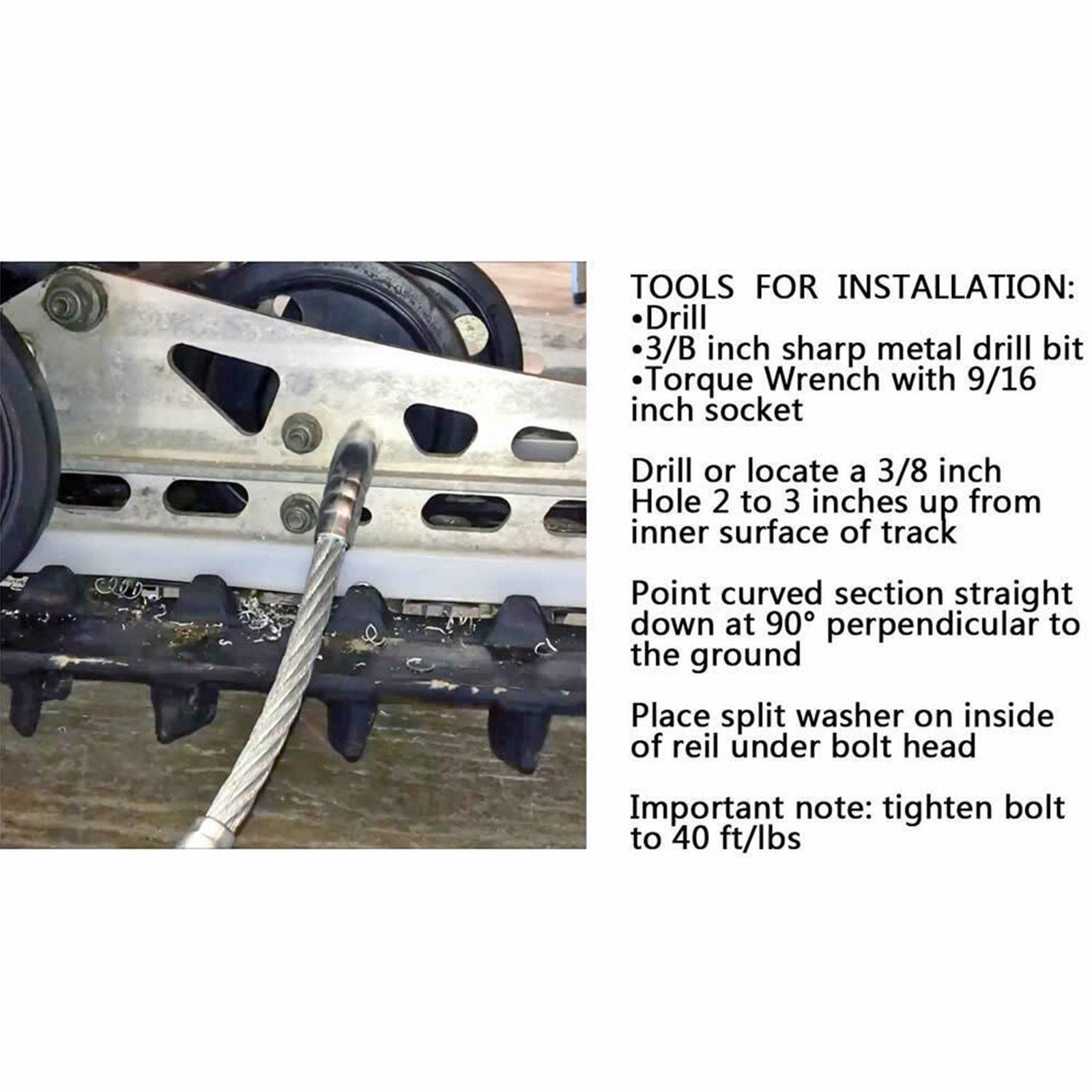 ICE SCRATCHERS WITH CARBIDE TIPS SNOWMOBILE REVERSE COMPATIBLE SNOW