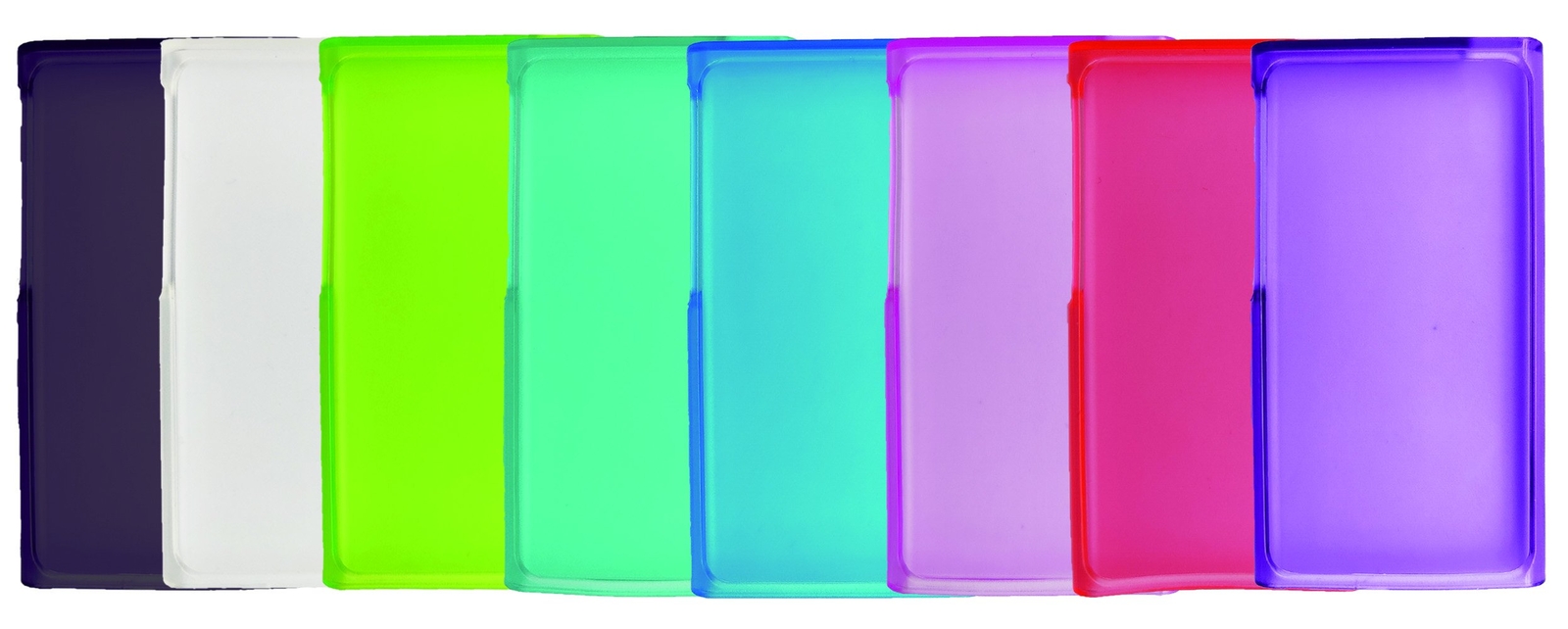 Case for Apple iPod Nano 7 7th Gen - TPU Gel Rubber - Clear & Colors