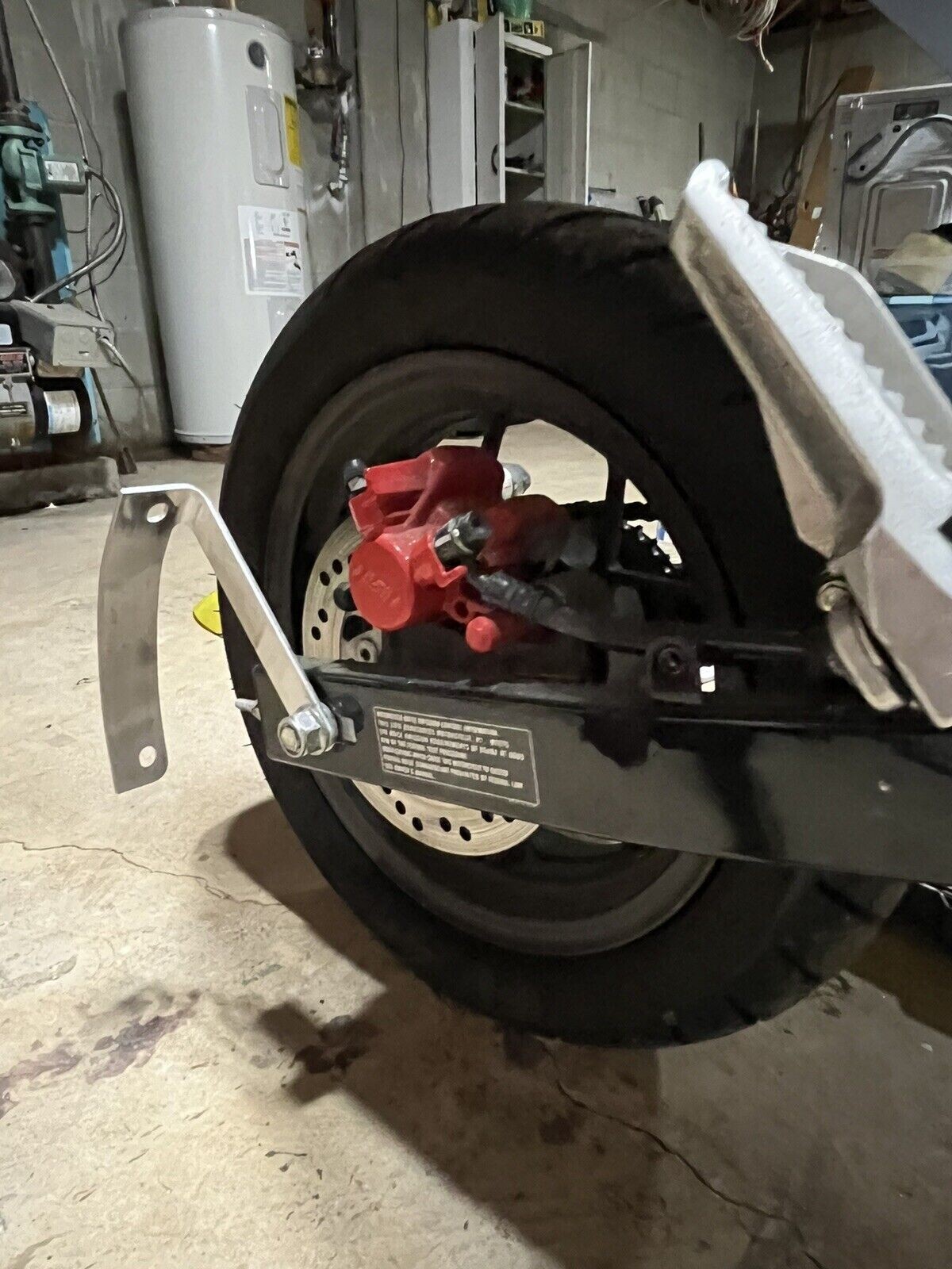 Curved License Plate Relocation Holder Bracket for HONDA GROM 125 2014-current