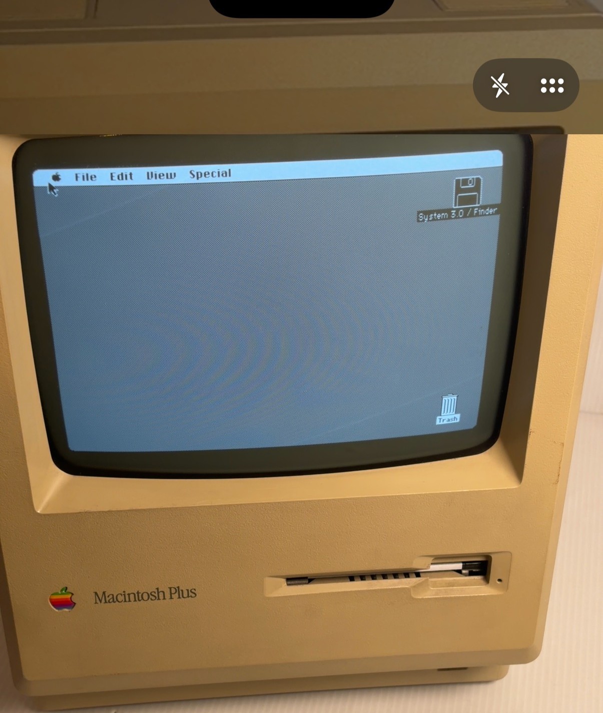 Vintage Apple Macintosh Plus 1MB M0001A Computer System 3.0 Working Beige