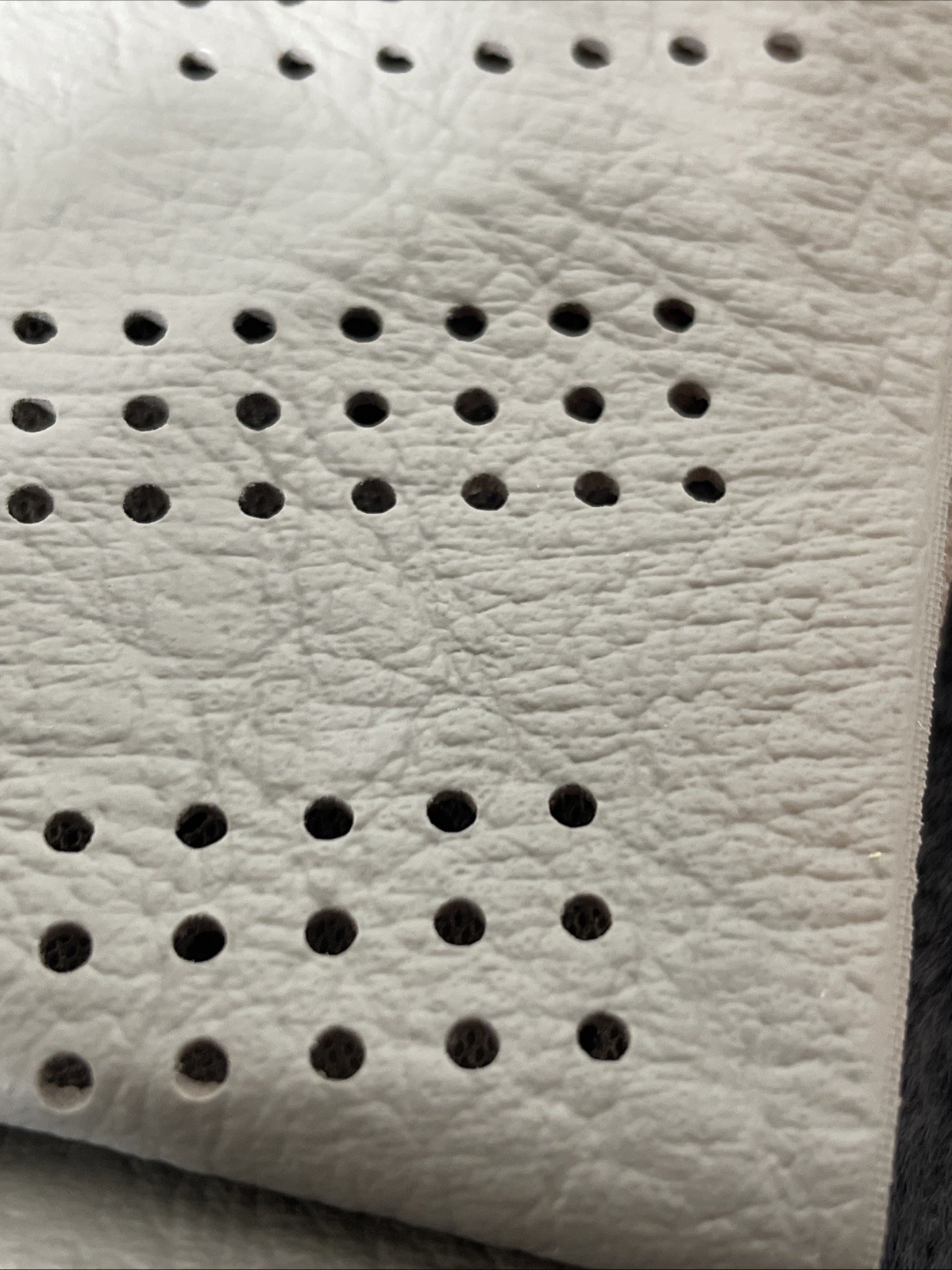 80s Steering Wheel Deluxe Soft Grip Cover Lace Up Gray Vinyl Wrap Leather Look