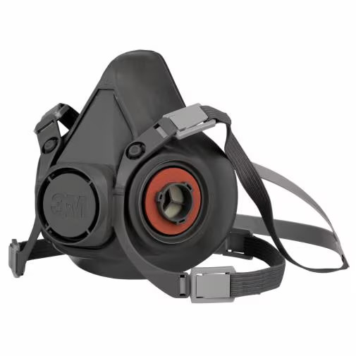 3M 6300 Half-Face Reusable Respirator, NIOSH, Bayonet, 4-Point, Large,