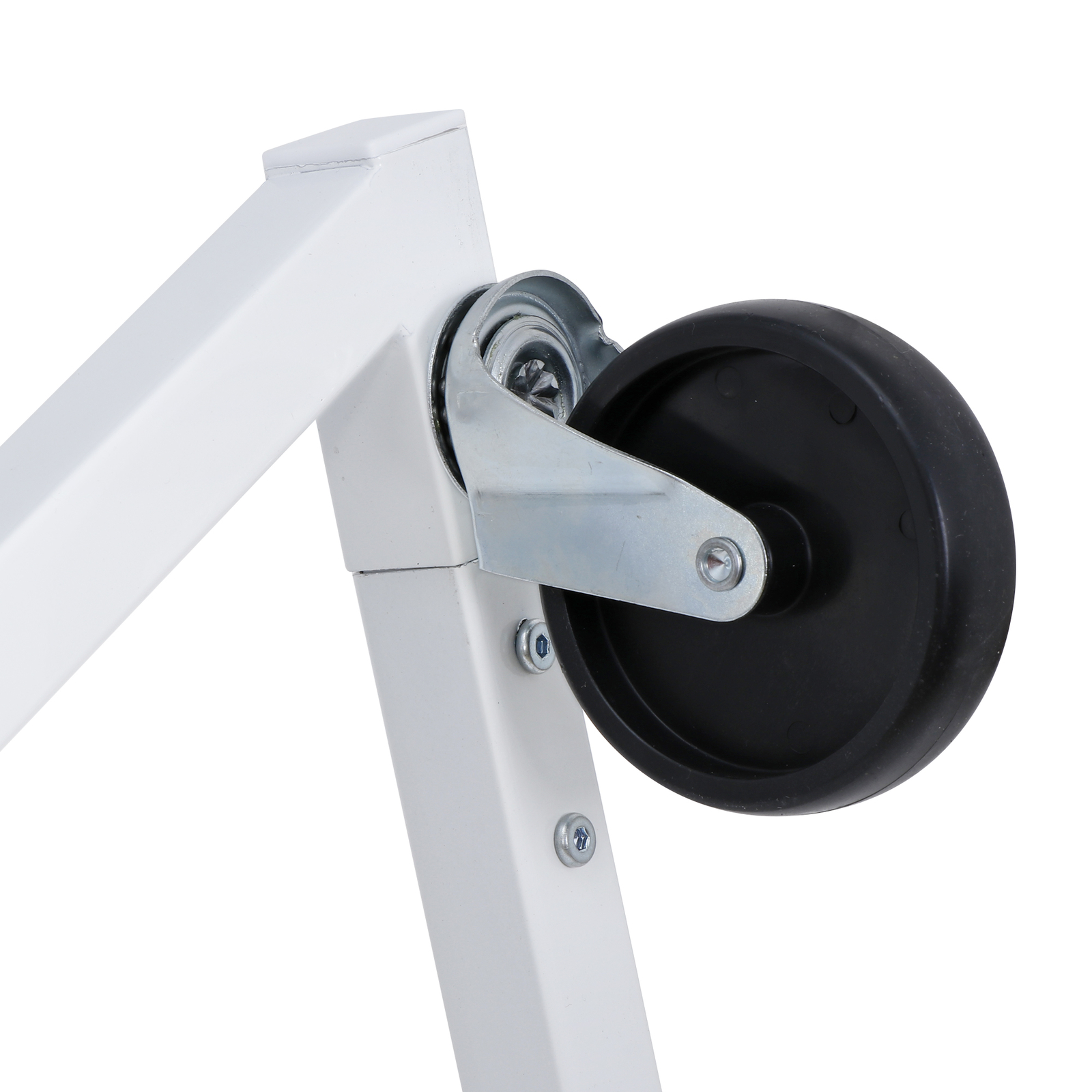 2PCS Commercial Clothing Rack Collapsible Rolling Garment Clothes Rack w/ Wheels