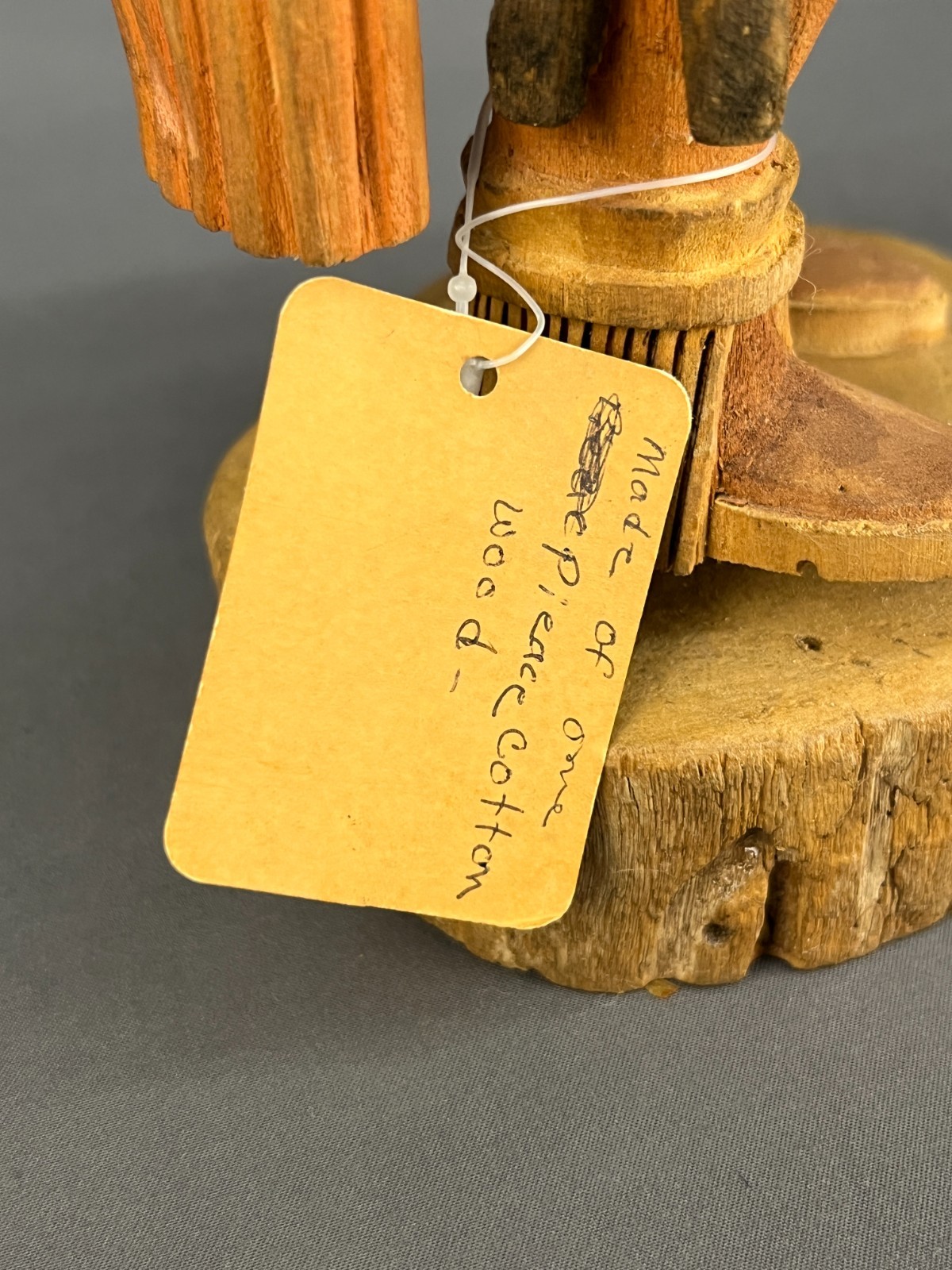 Vtg Hand-Carved 13" Hopi Kachina Doll ZUNI RATTLE SNAKE by Everett Tawahongva