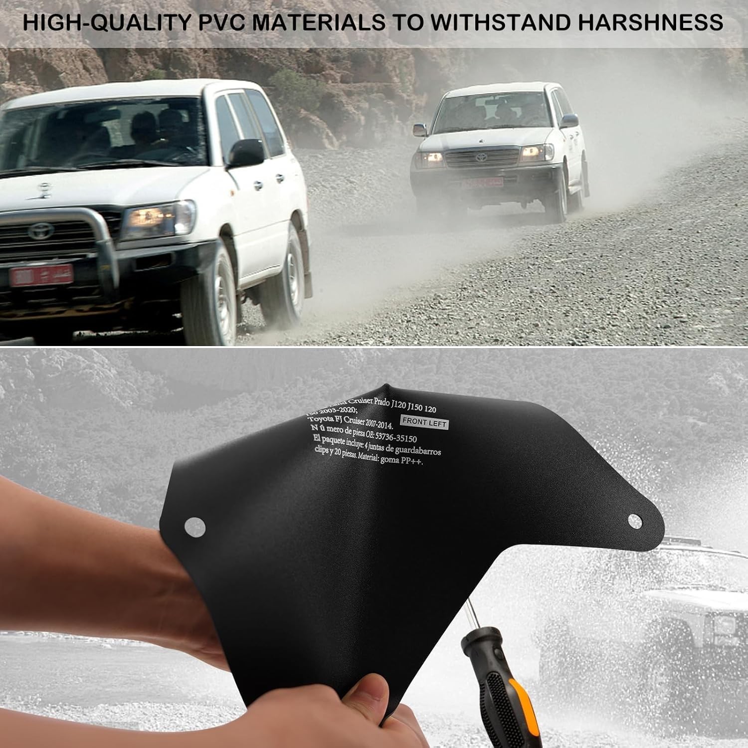 Toyota Tacoma Fender Liners, Splash Shields, Splash Guards & Wheel Well Liners-