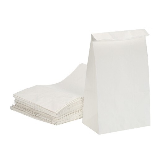 4Lb Brown/White Paper Bags