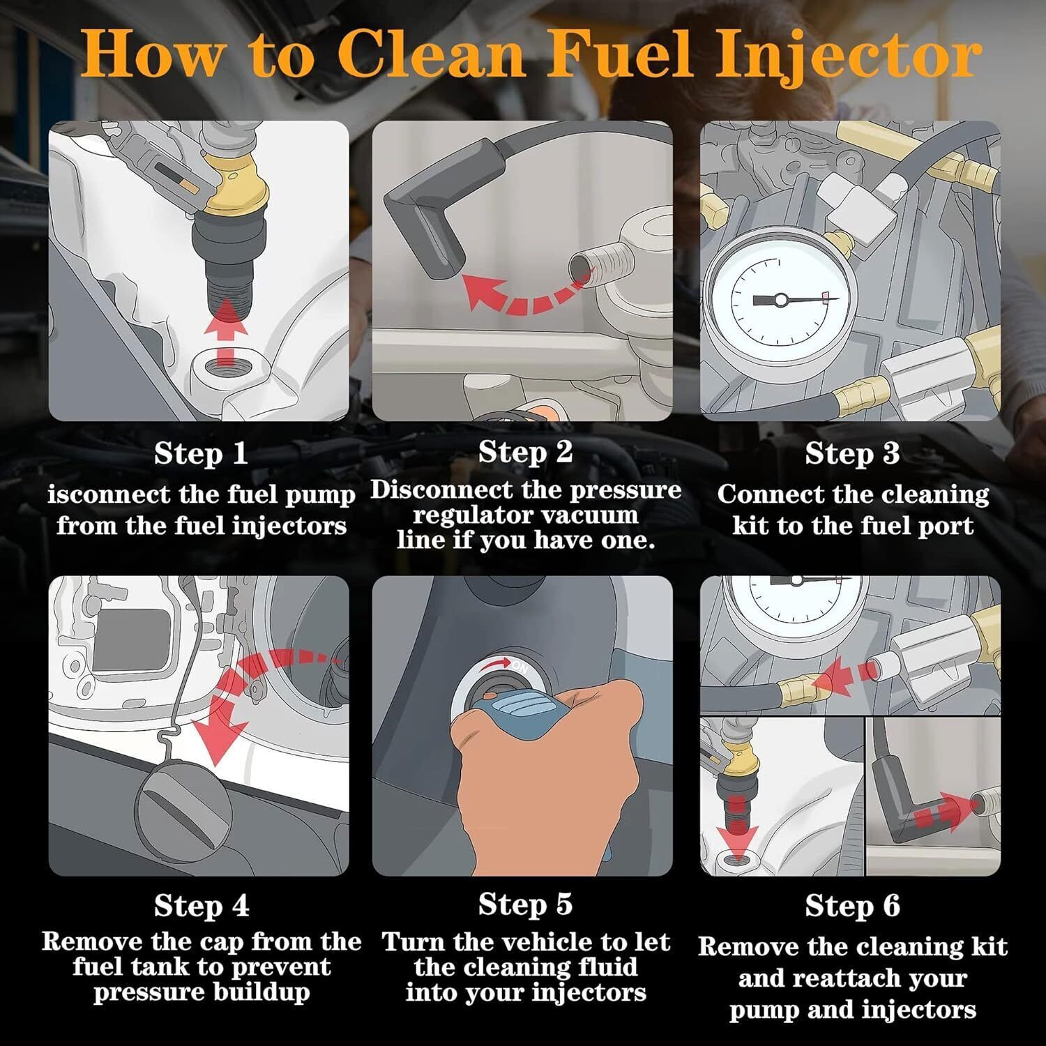 1 Set of 6 Fuel Injectors For Chrysler Dodge Ram Jeep 3.6L 5184085AC 0280158233