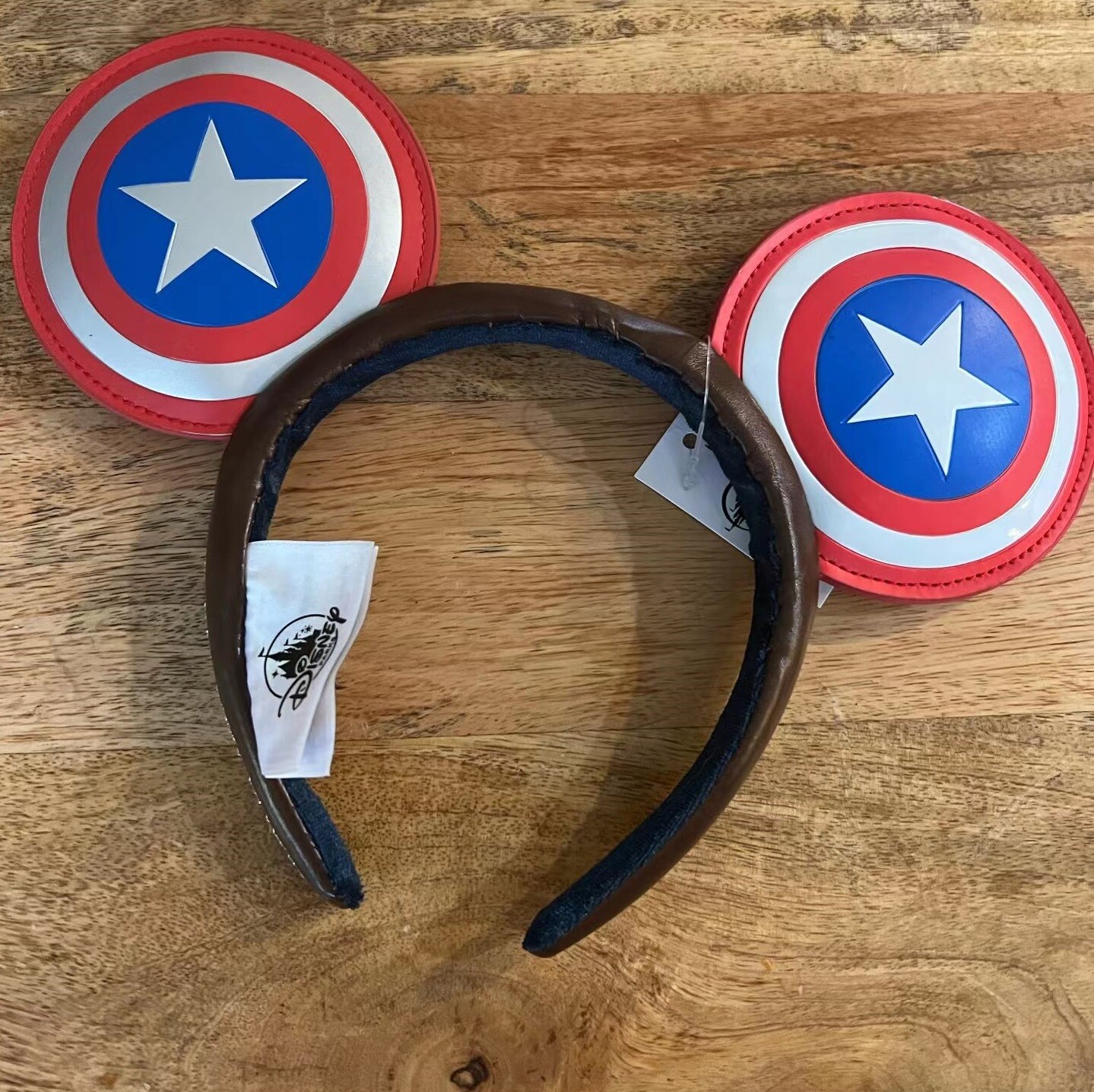 2022 Disney~Park Minnie Mouse Ears Captain America Super Soldier Marvel Headband