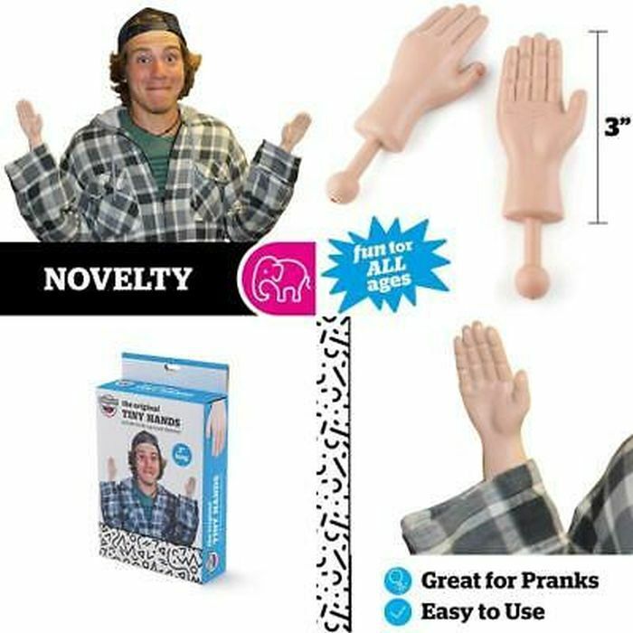 TINY LITTLE HANDS ~Trick up Your Sleeves~ Gag Prank Magic Joke - Big Mouth Toys