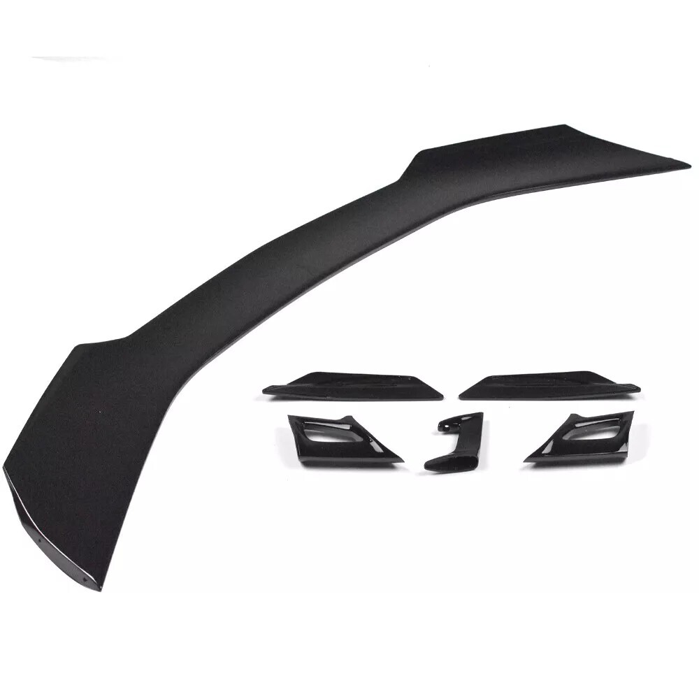 Trunk Spoiler Wing Gloss Black For Chevy Camaro ZL1 1LE Style LT RS SS 2016-2024