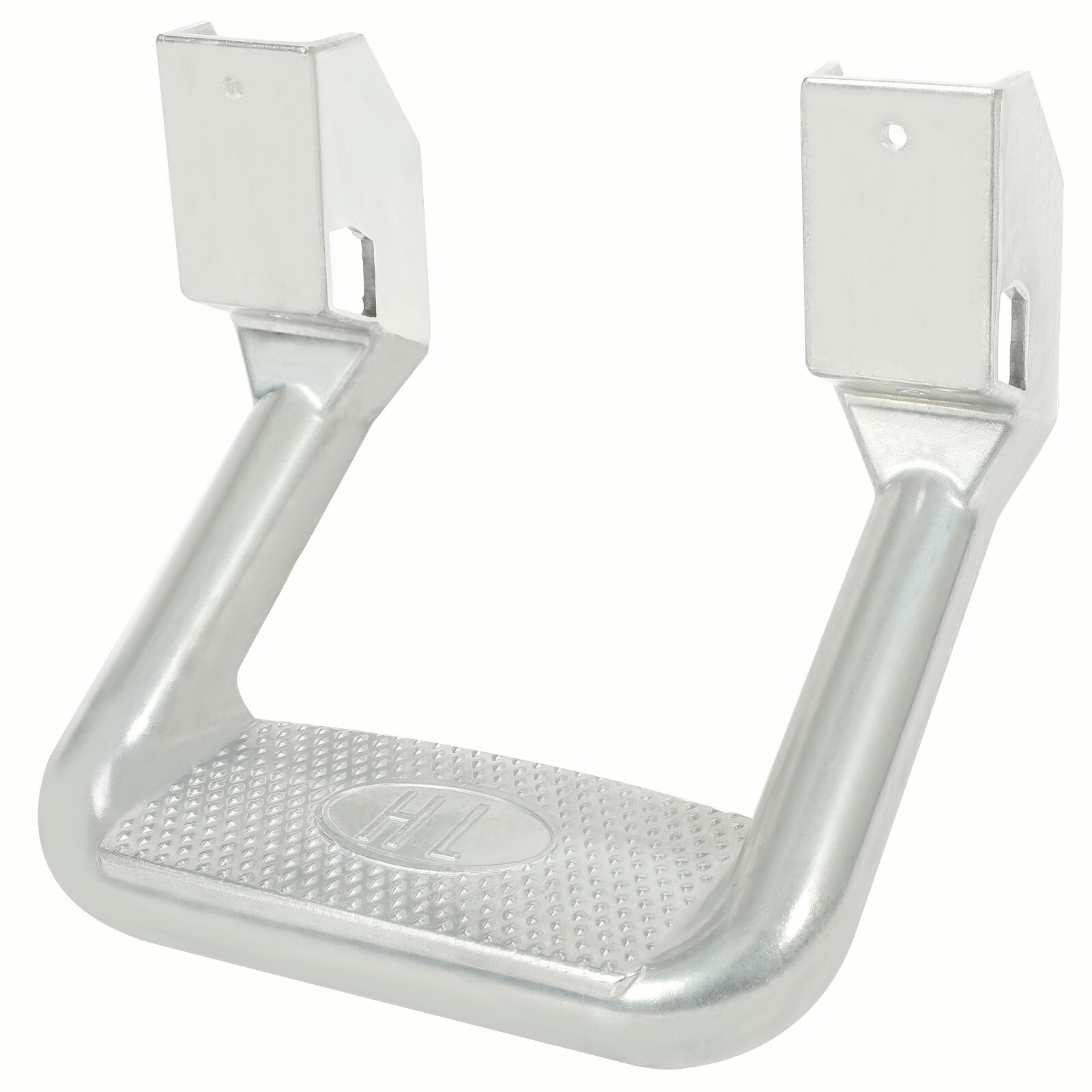 2 Side Steps for Chevy GMC Dodge Ford Toyota Pickup Truck SUVs Polished Aluminum