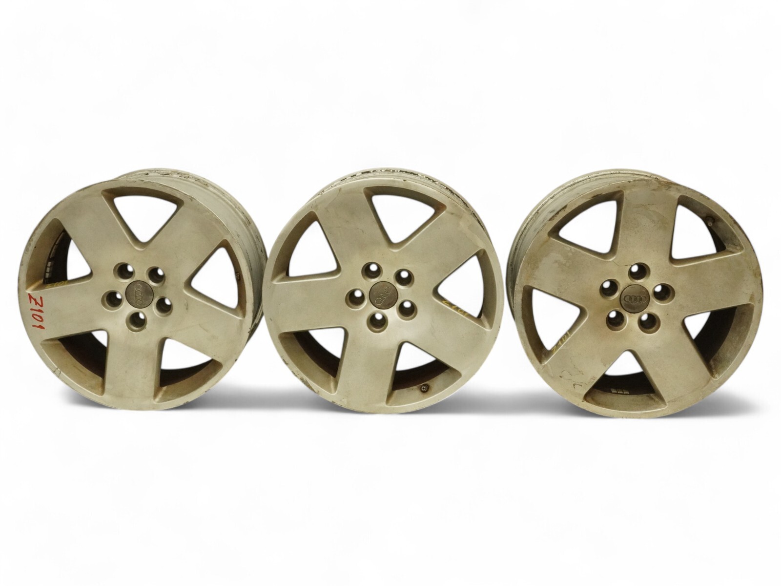 2003 - 2010 Audi A8 D3 Wheel Rim Cg3 5-112Mm 5 Spoke 45Mm Offset Set Of 3 OEM