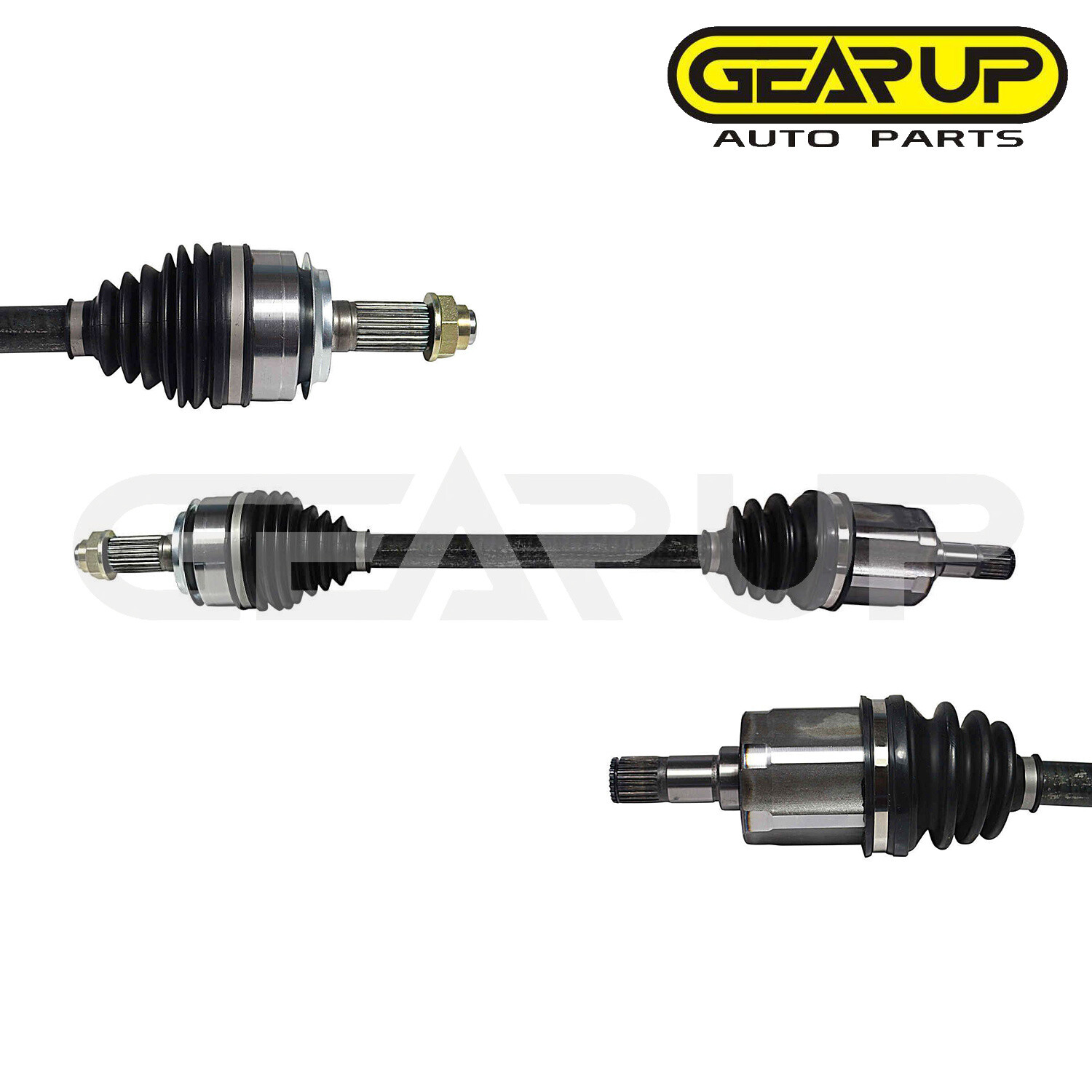 Front Pair CV Axle Joint Shaft Assembly for Honda Civic Auto CVT Trans 2016-2021