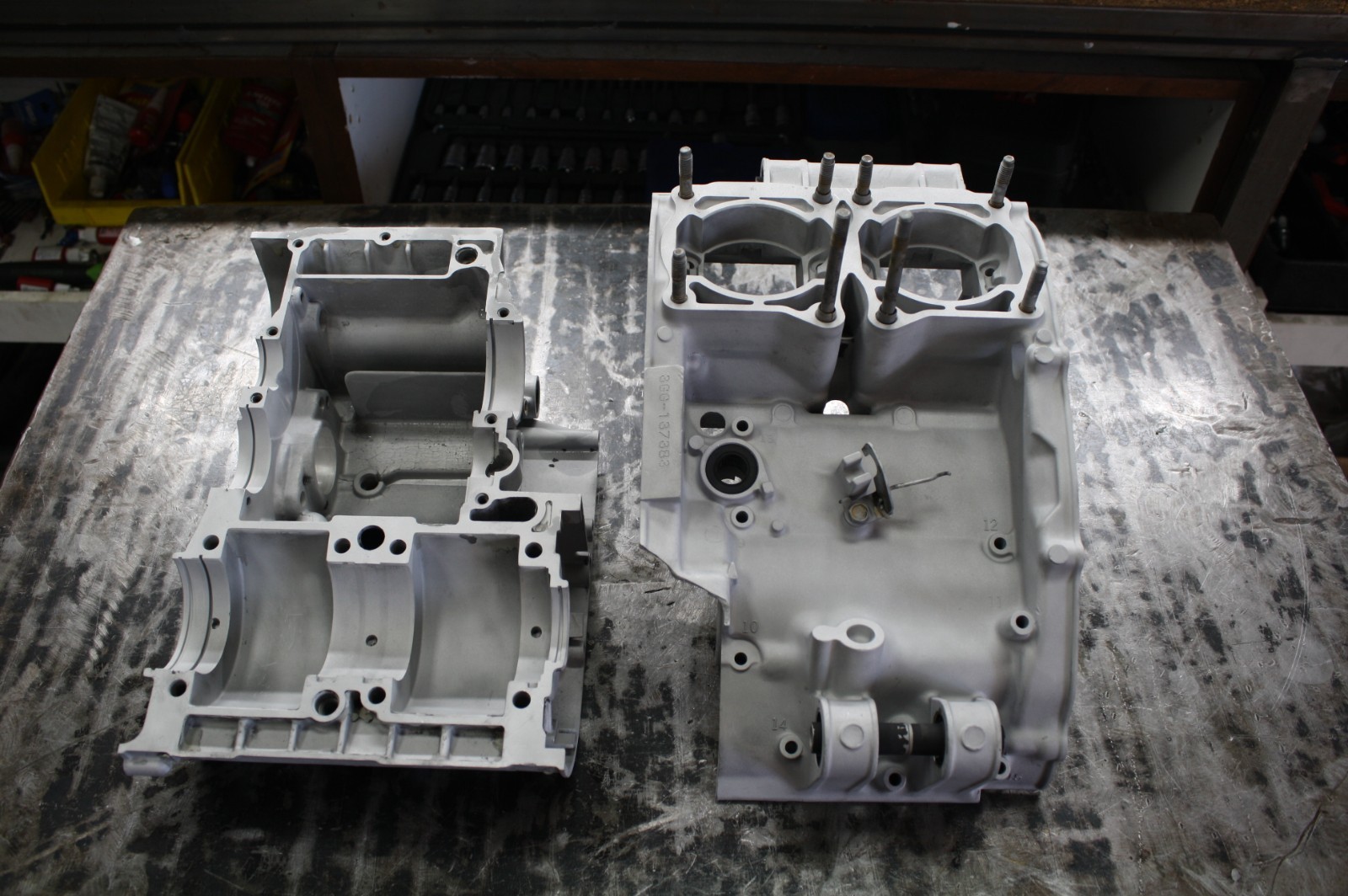 YAMAHA BANSHEE MATCHING OEM CASES BANSHEE UPPER CASE BANSHEE LOWER ENGINE CASE