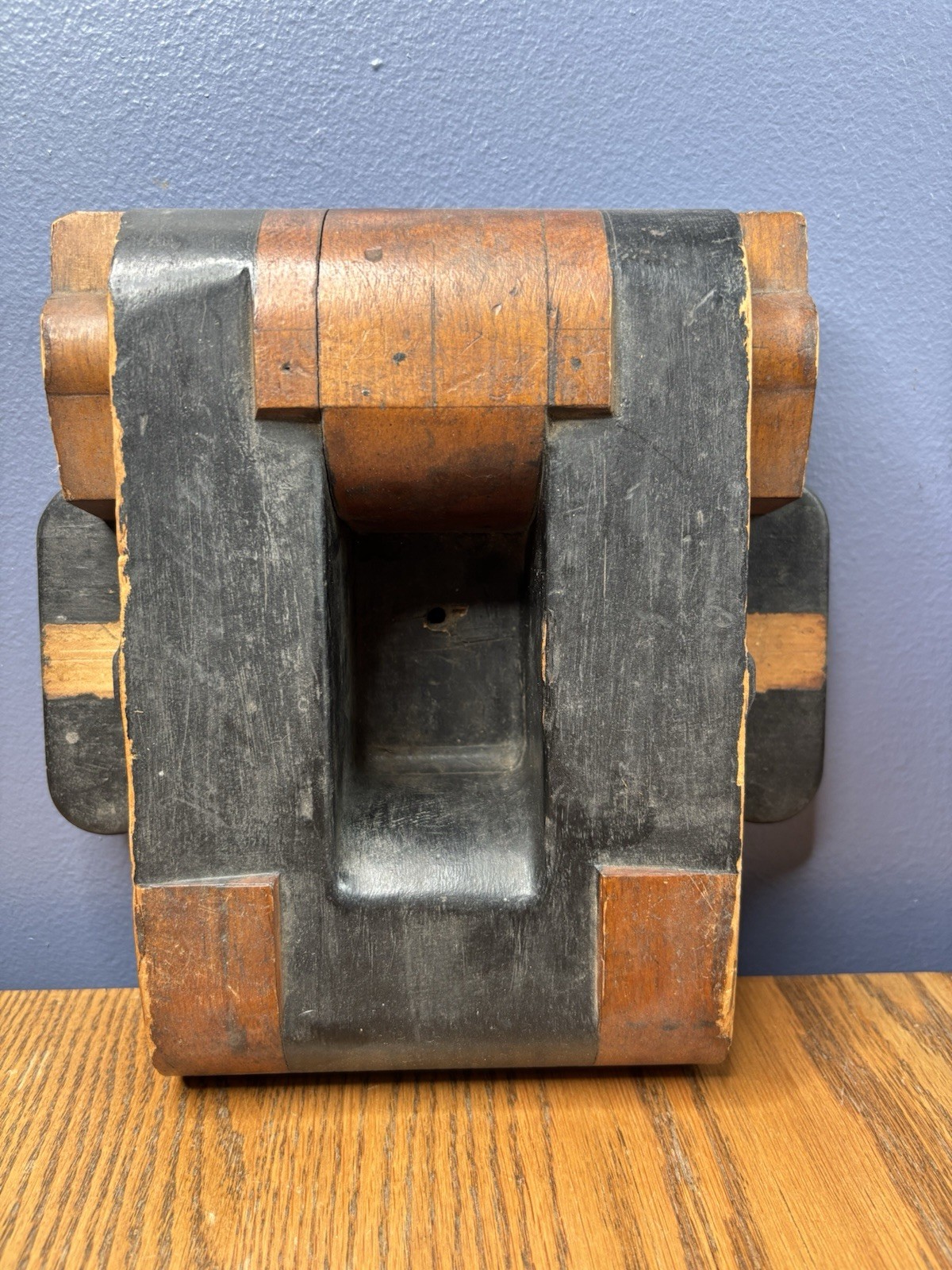 Vintage Industrial Bethlehem Steel Wood Sand Forms For Tool Parts Form Art Mold