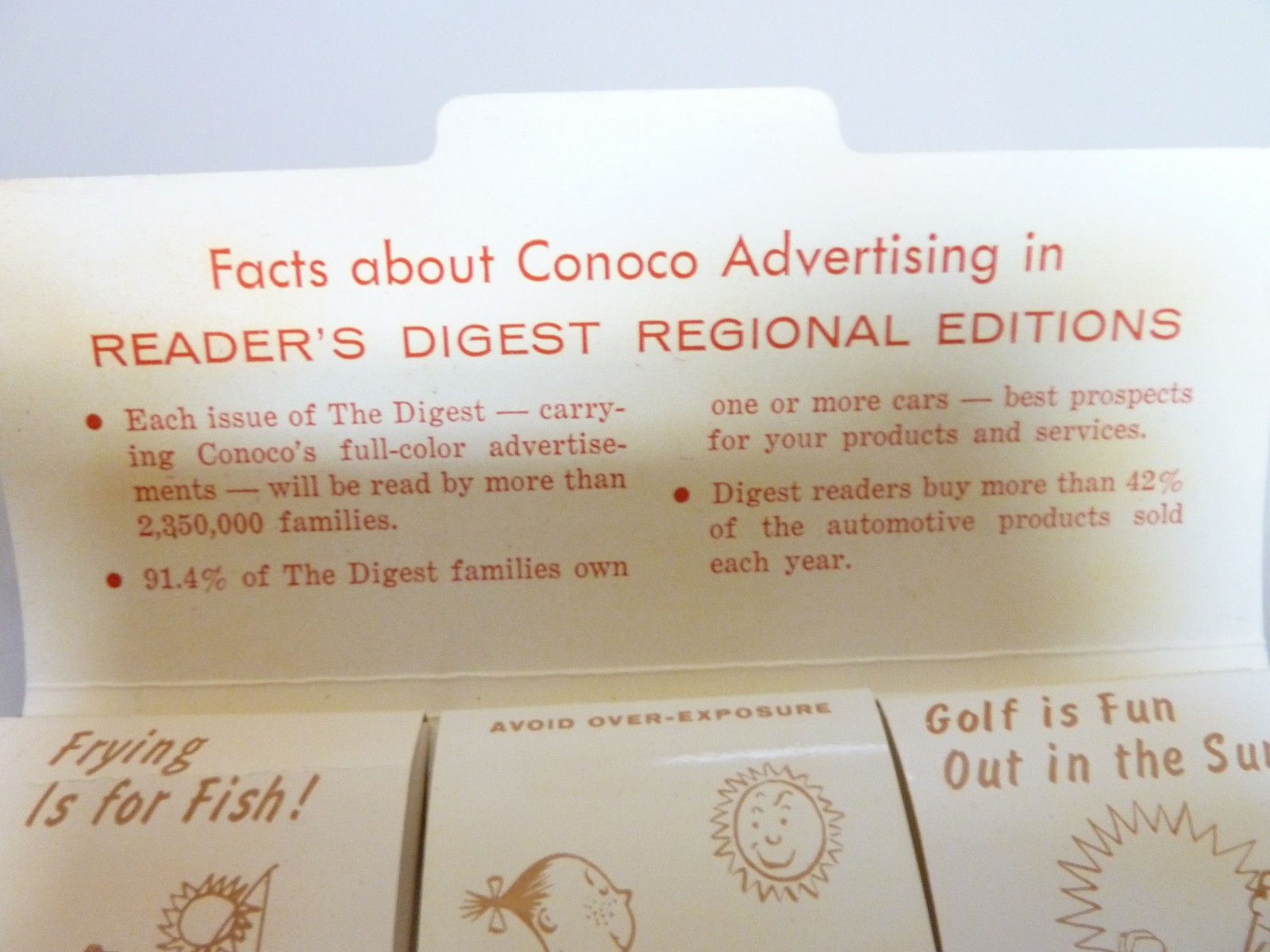 CONOCO Oil Collectible Courtesy Kit - Very Rare!