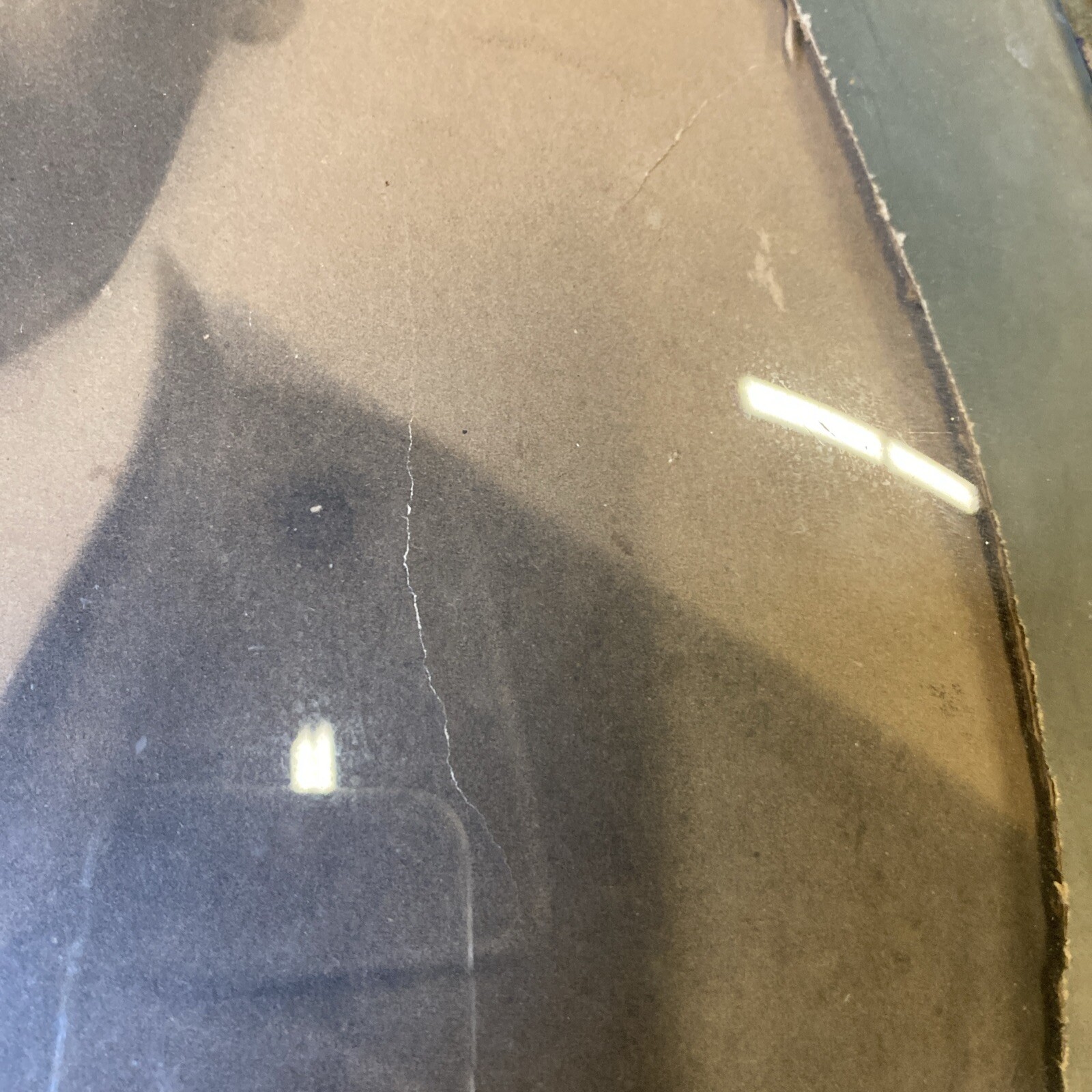 Late 19th, Early 20th Photo/Print African American Man / Bubble Convex Glass,