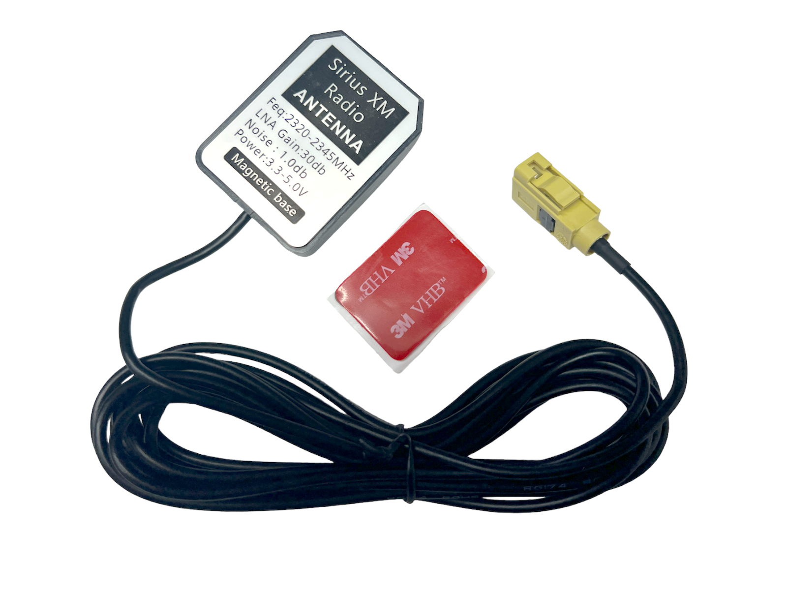 NEW Satellite Radio Antenna Fakra K Curry Female Connector Sirius XM Car Vehicle