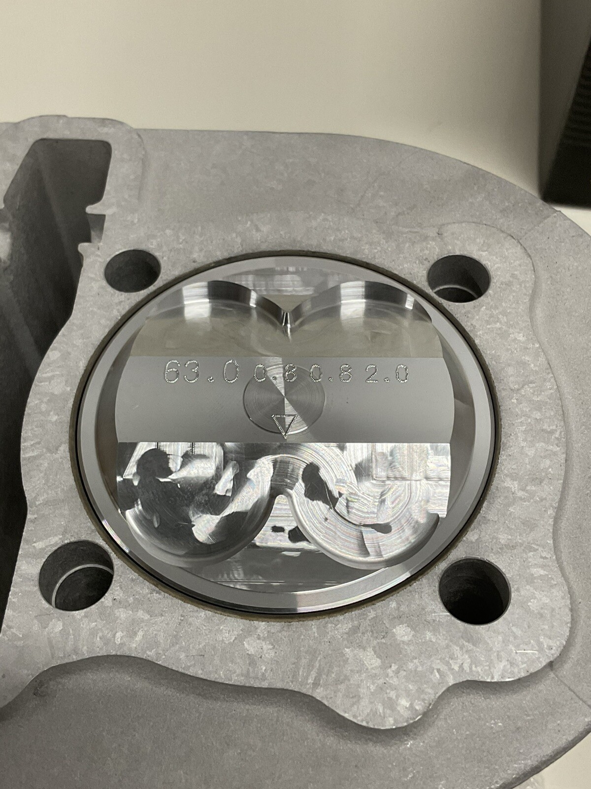 Scooter GY6 150cc Taida 63mm Forged Dome Piston Big Bore For 8.2mm Stroke 4 Valv