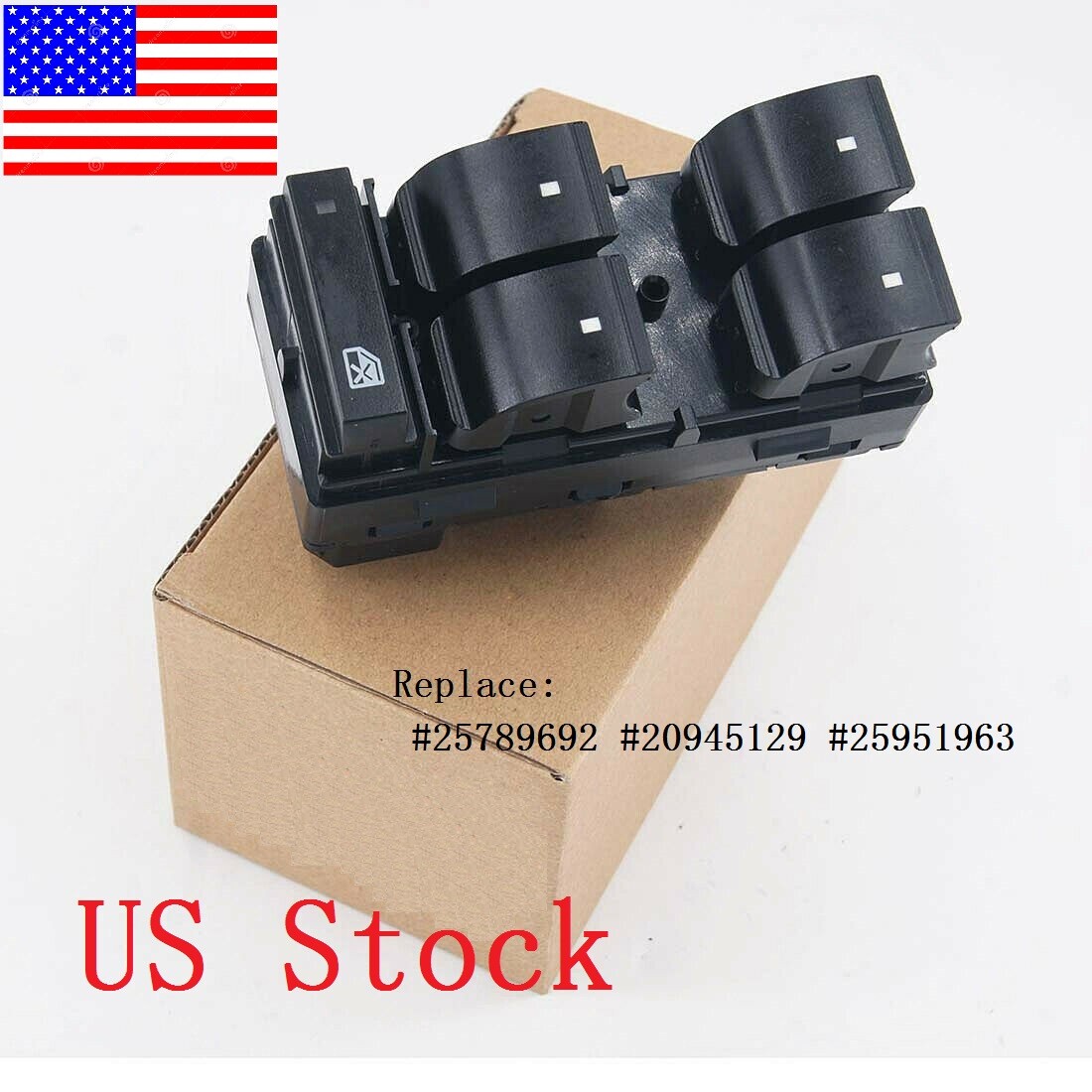 Master Driver Side Window Door Power Switch For Chevrolet Silverado/GMC/Sierra