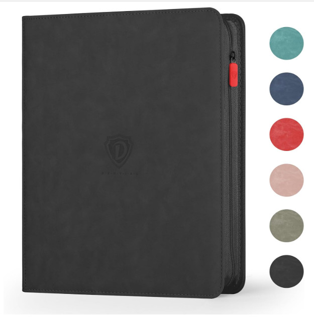 Vault X 9 Pocket Trading Card Zip Binder, 360 Cards, Premium Exo-Tec Album Mater