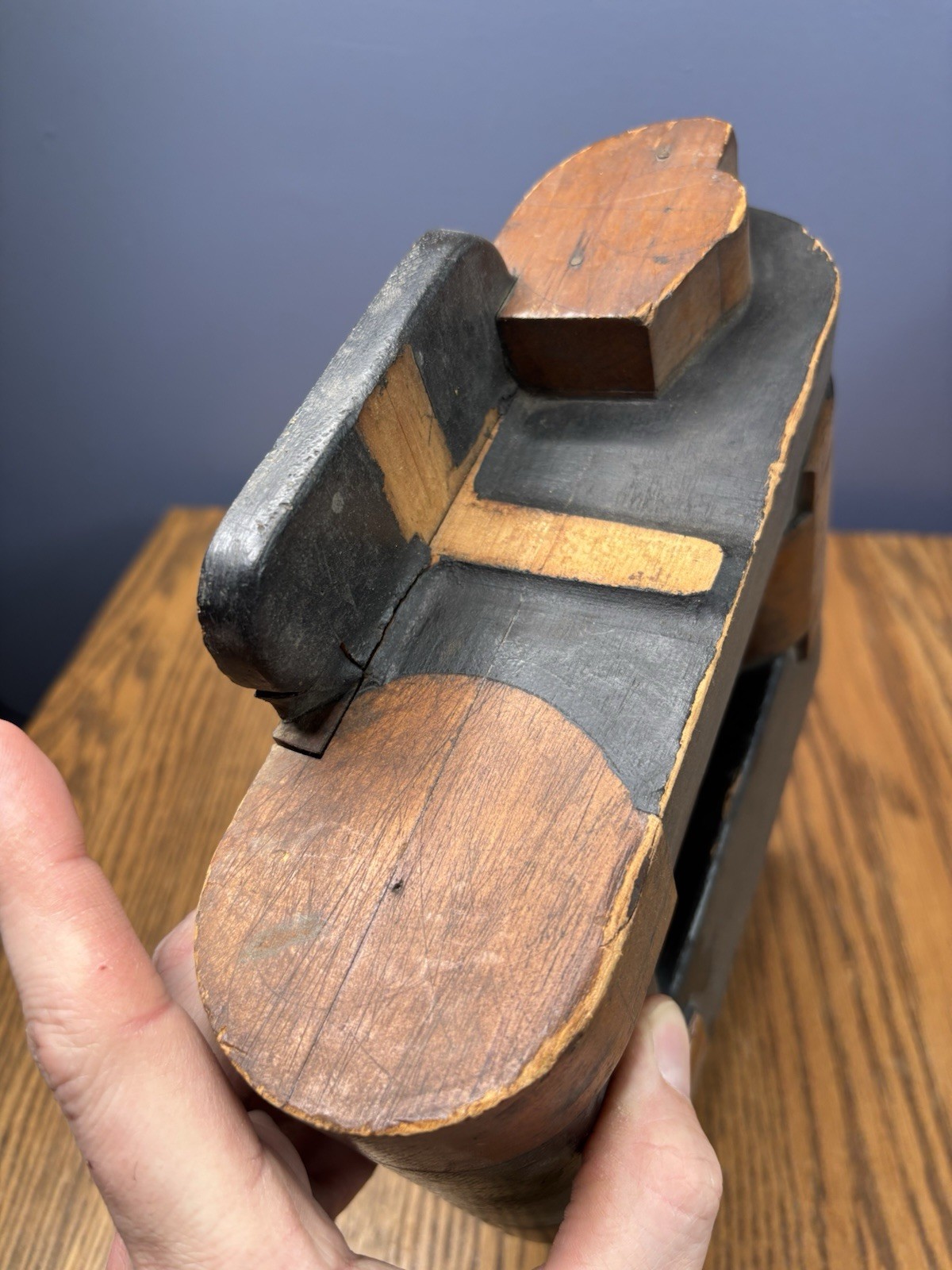 Vintage Industrial Bethlehem Steel Wood Sand Forms For Tool Parts Form Art Mold