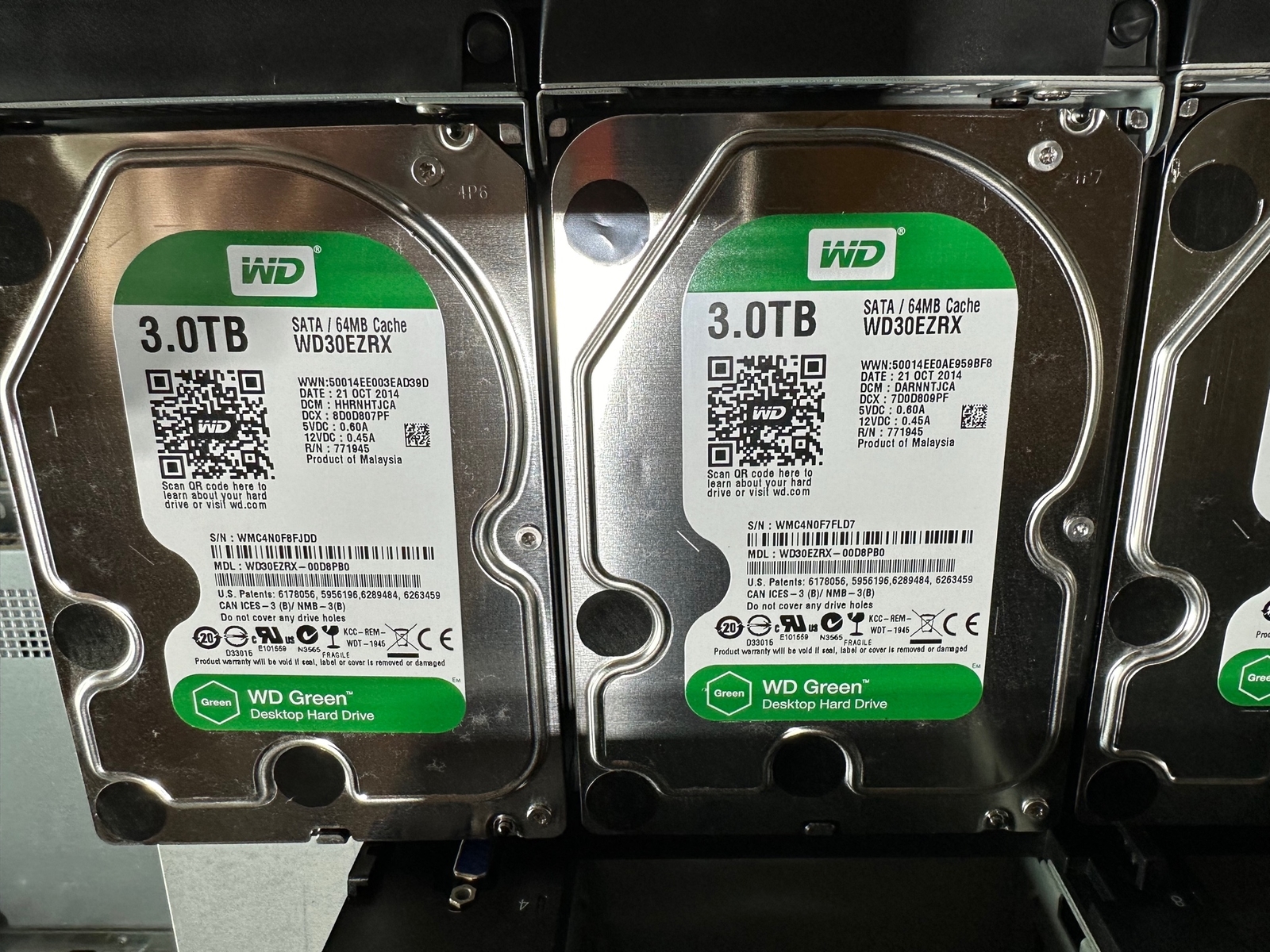 BUFFALO TS5800D2408 24TB (8x3TB) TeraStation Pro 8 NAS WD GREEN WD30EZRX-00D8PB0