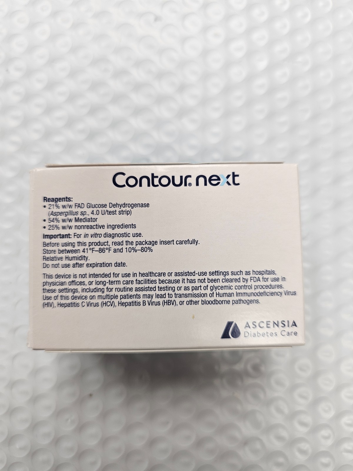 Contour Next 70ct Diabetic Test Strips Expires 4/2027