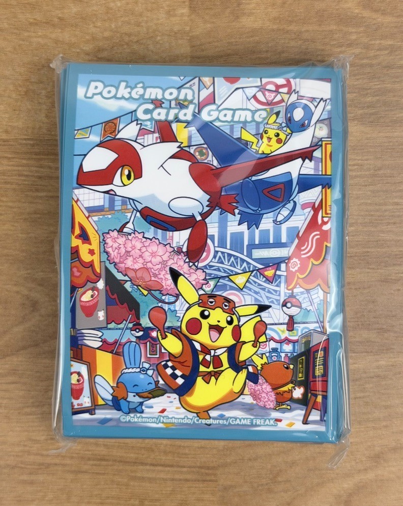 Pokemon Center Fukuoka Latias & Latios Deck Box + Sleeves Original SEALED