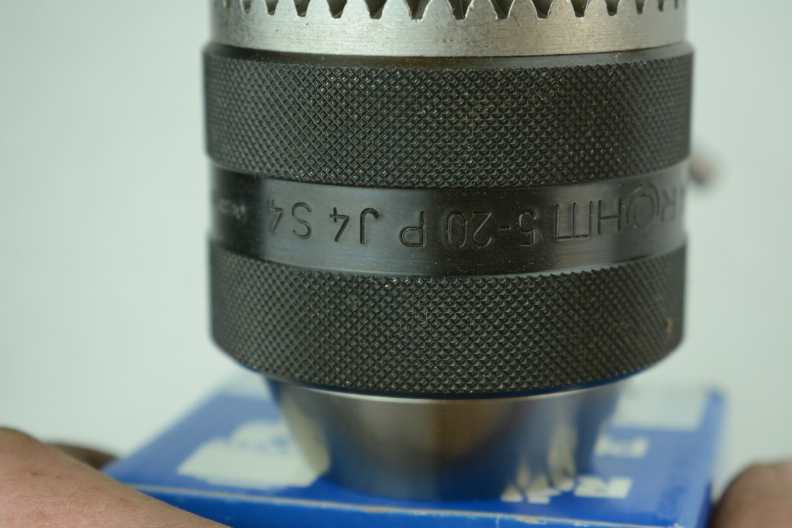 Rohm Germany Quality Precision Drill Chuck & Key 3/16"-3/4" 4JT #4 Jacobs Taper