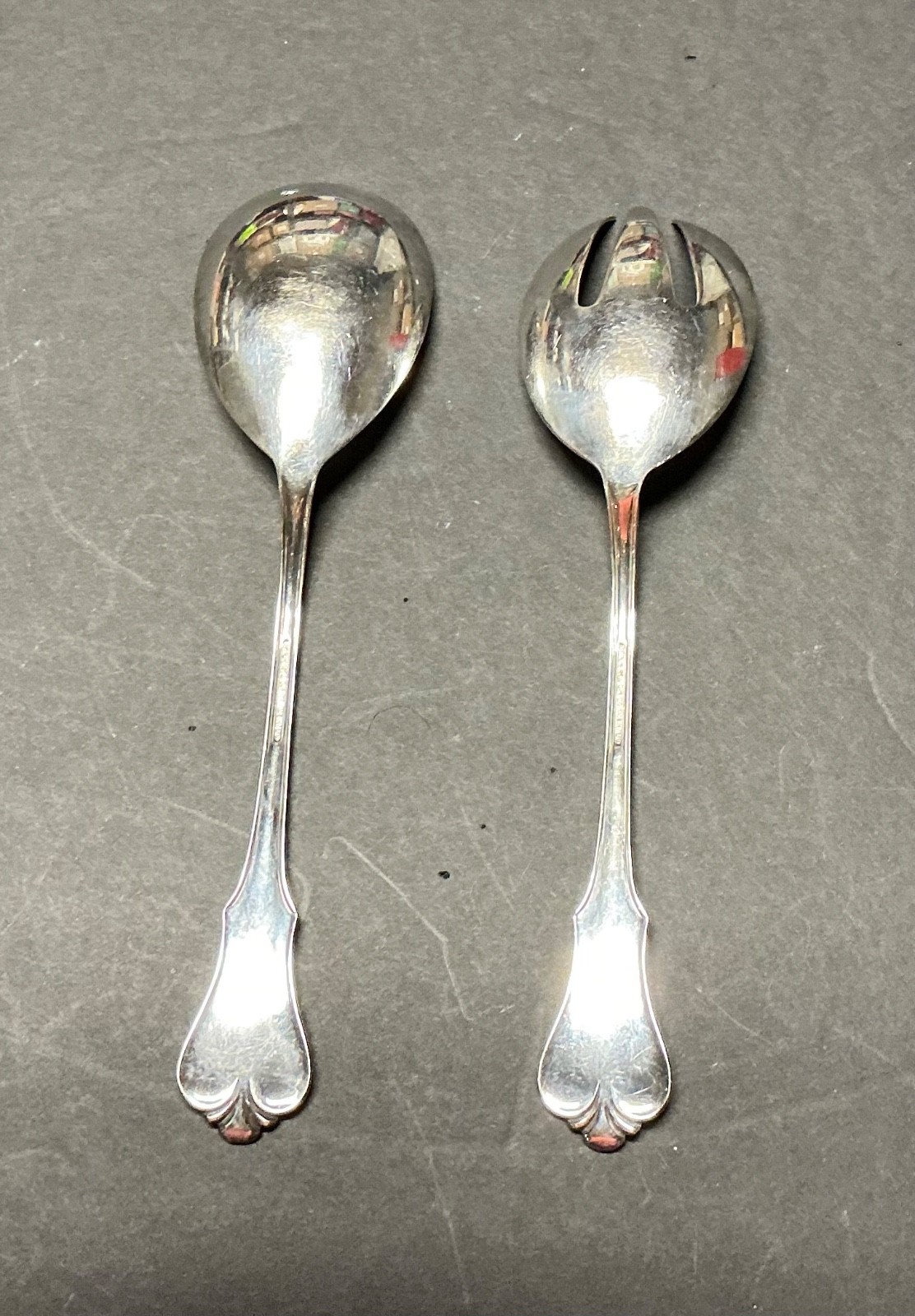 Sterling Silver Salad Serving Set by CAMUSSO