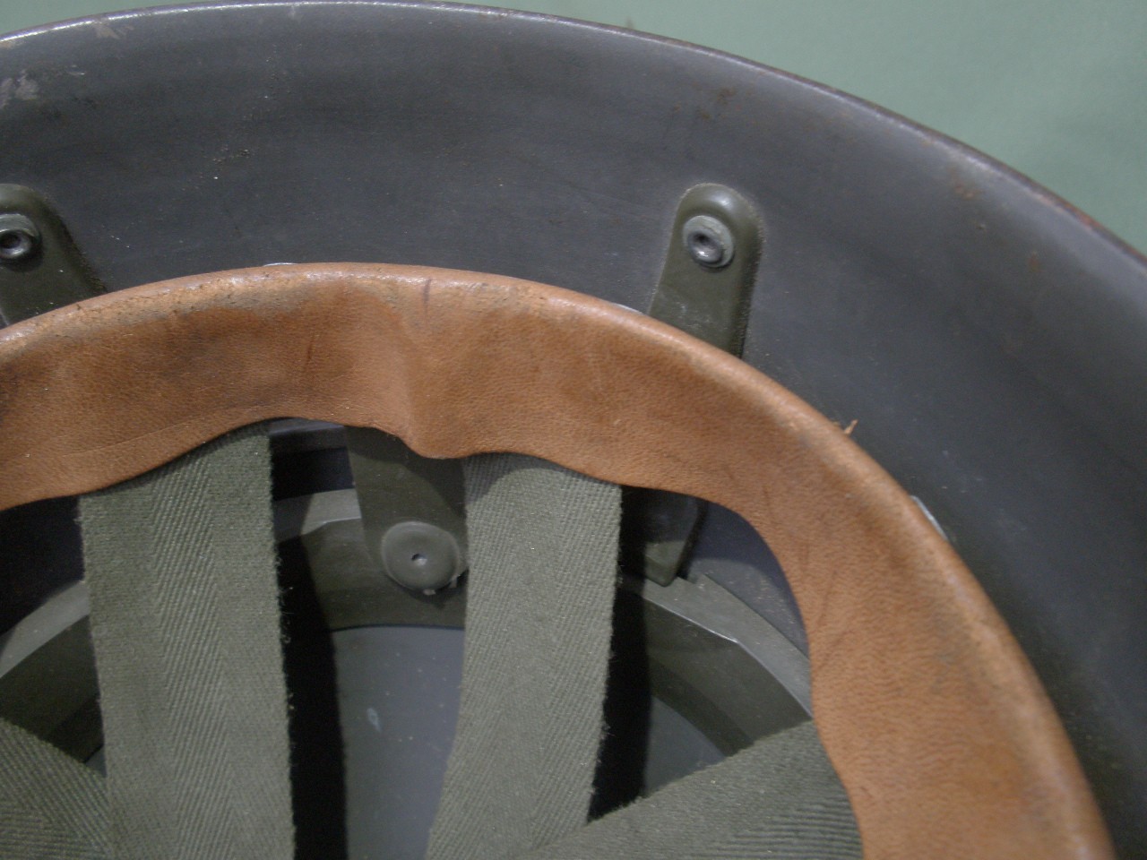 M-37 Sweden army helmet. Size 57-61. Liner & chinstrap.