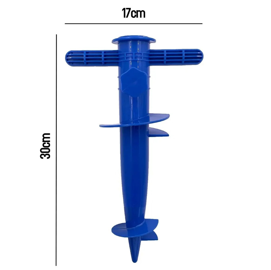 1pc Plastic Umbrella Plug – Beach Umbrella Base Floor Fork Sand Anchor Insert
