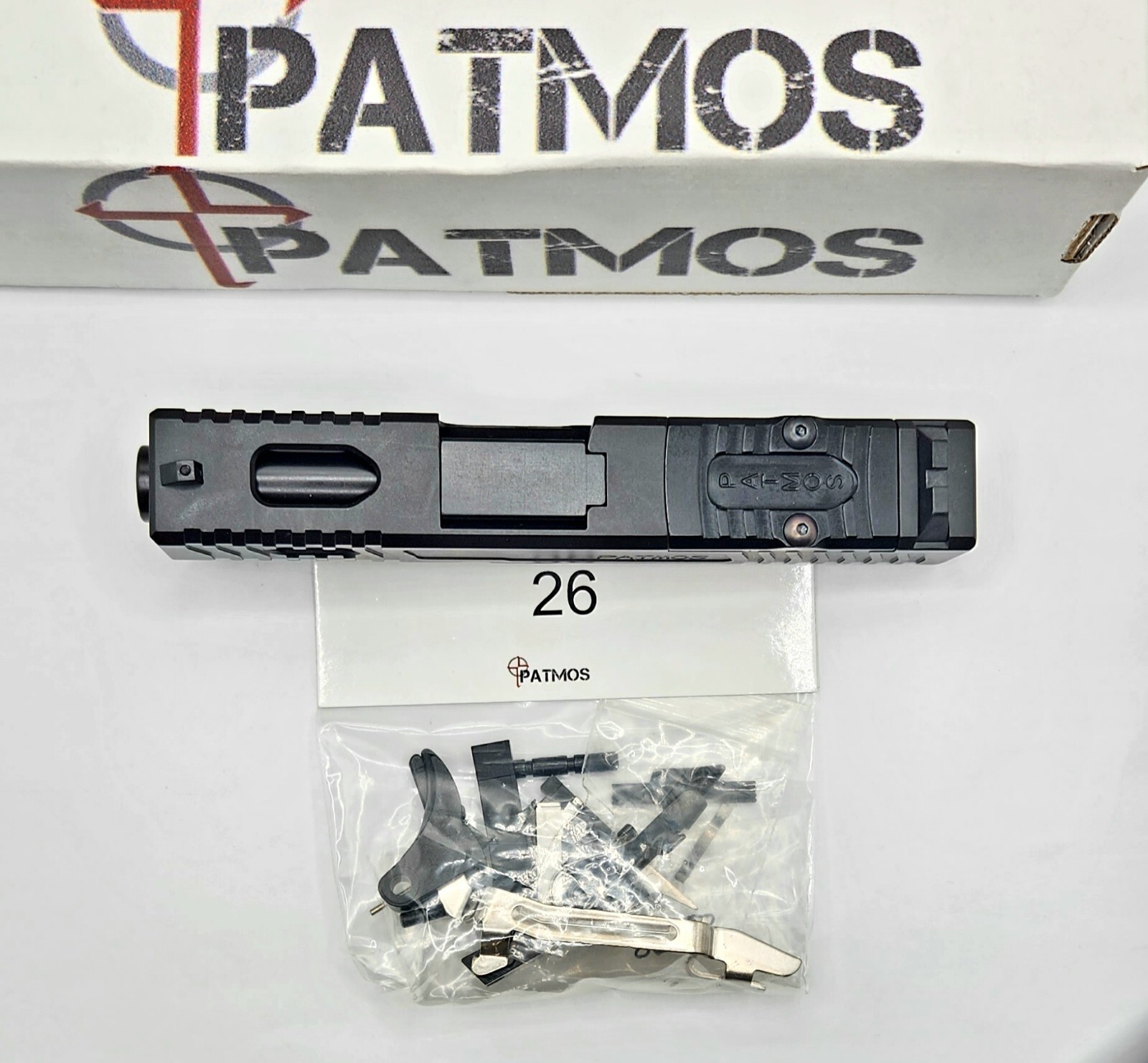 Glock 26 Slide - Complete Ported RMR Slide with LPK fits G26 Gen 3