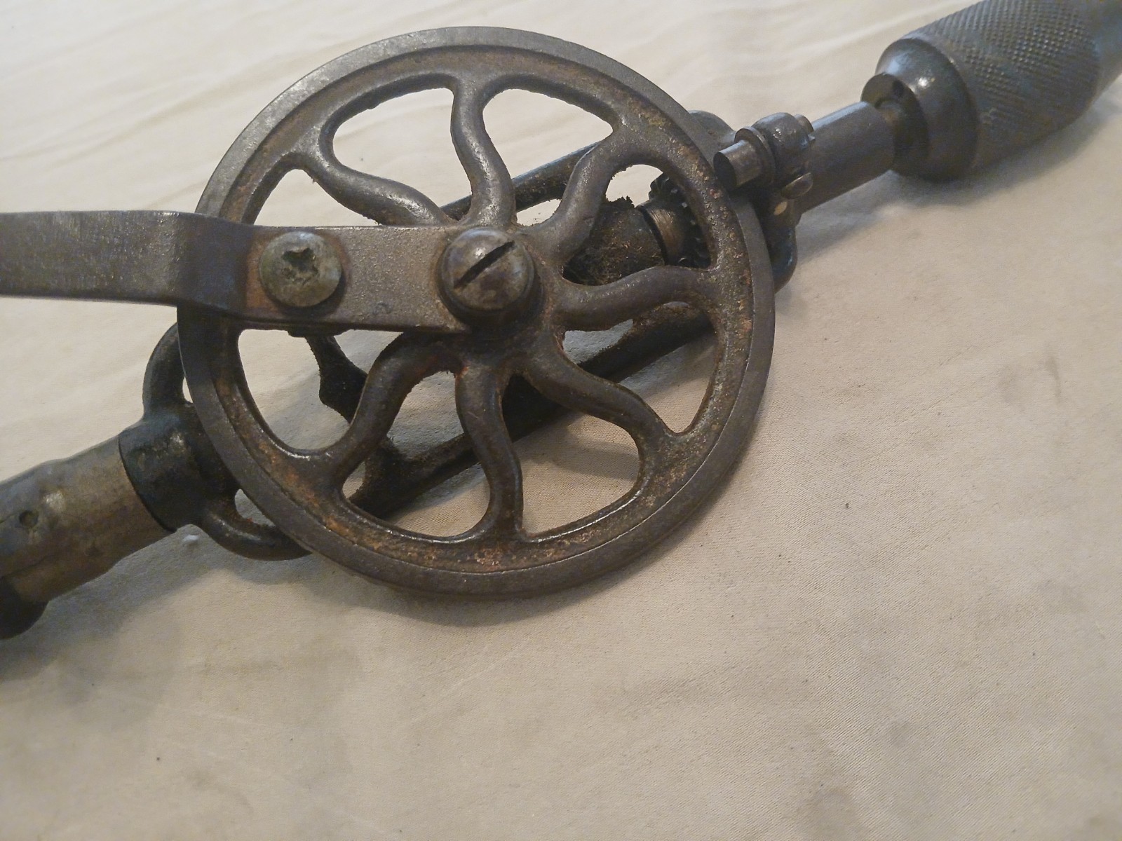 Antique Hand Drill Woodworking Tool