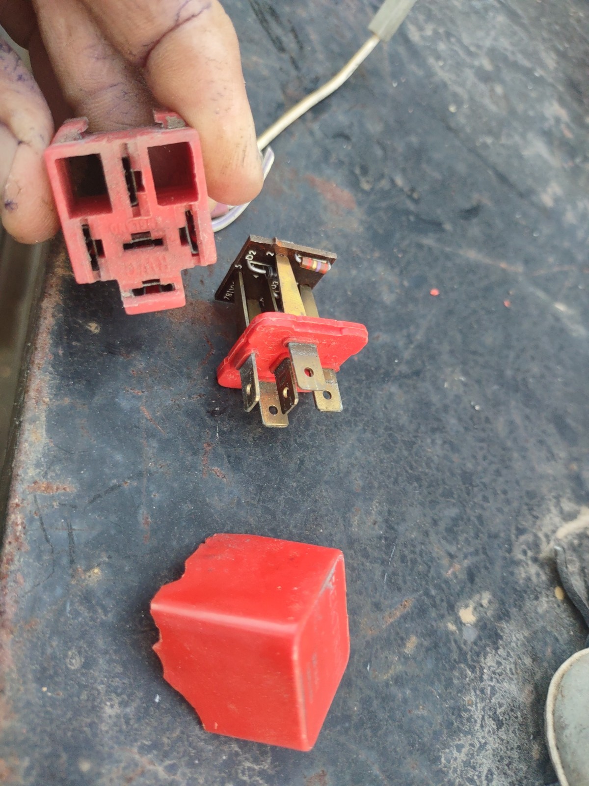 Jaguar Xjs XJ6 5 Pin Multipurpose Relay Lucas Red Relay 12v Pektron W/Pigtail