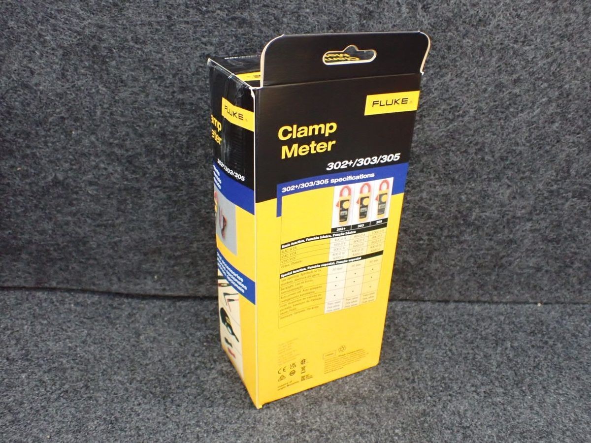 FLUKE 302+ Digital Clamp Meter, 30mm Jaw, 600 VAC/DC, 400A