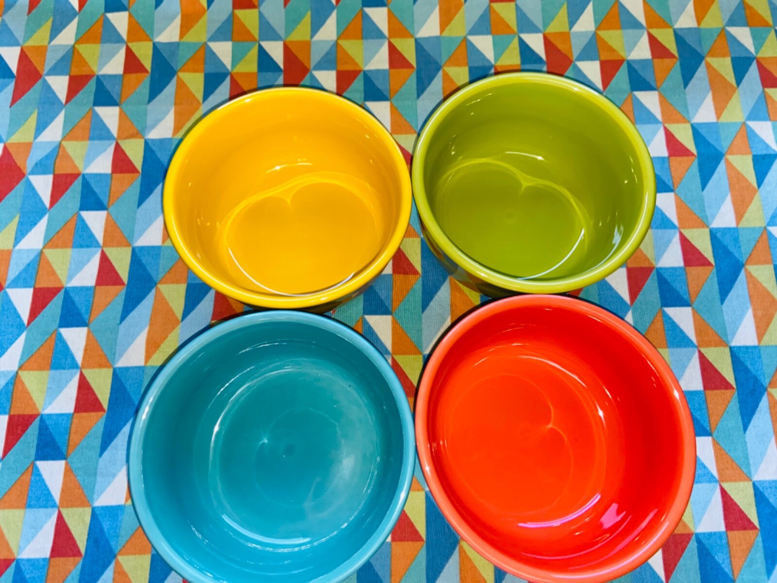 NEW mixed bright color set 4 FIESTA WARE GUSTO BOWLS 28 oz free shipping