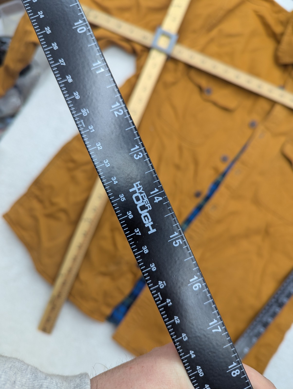 Plastic Yardstick Reseller Ruler Adapter Tool For clothing Quick Measurements